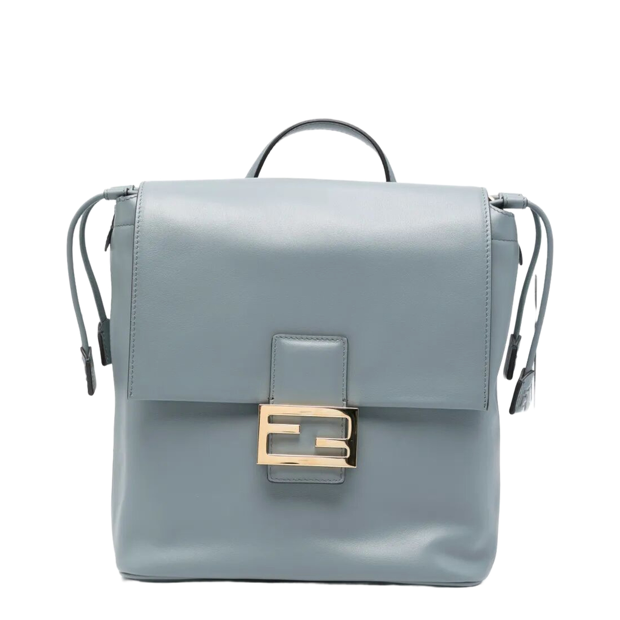 Women's Backpack Leather Blue - Image 1