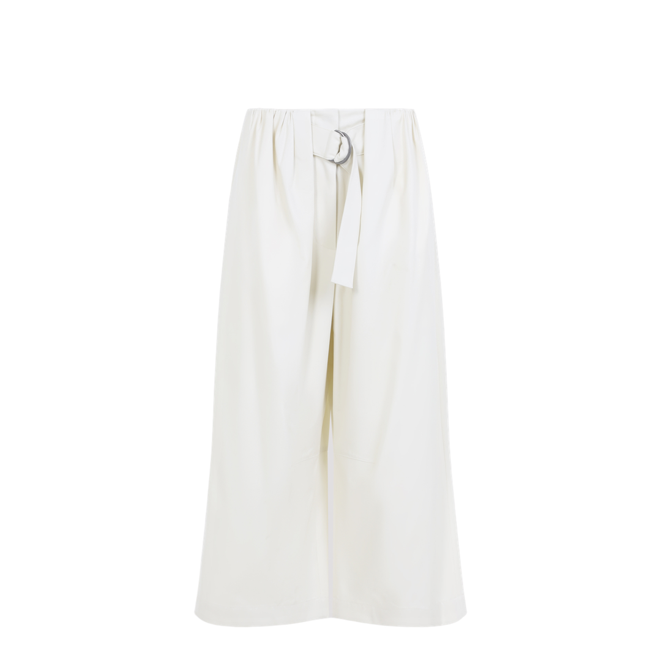 Cropped Belted Trousers - Image 3