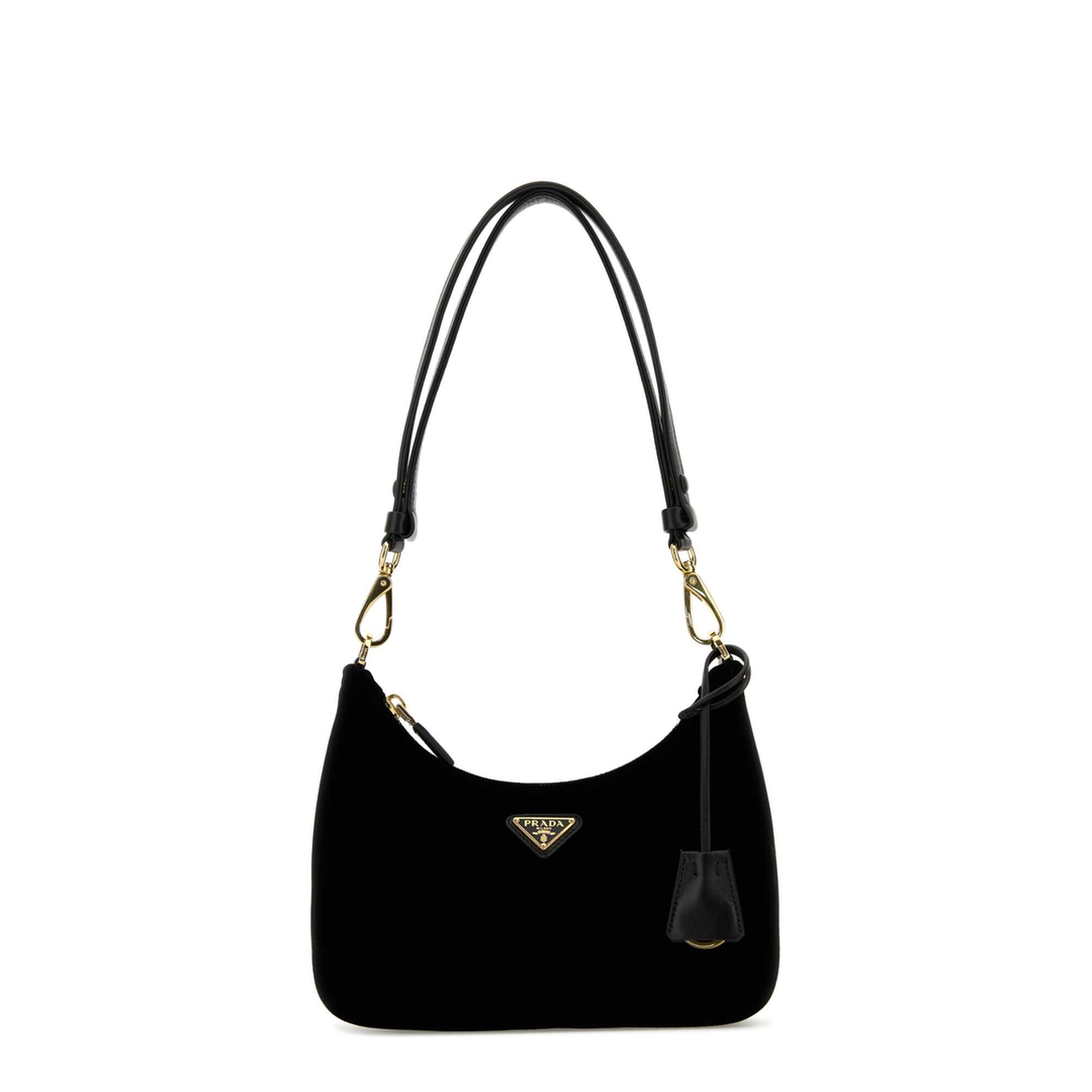Re-Edition Mini Velvet Bag - Black - Image 1