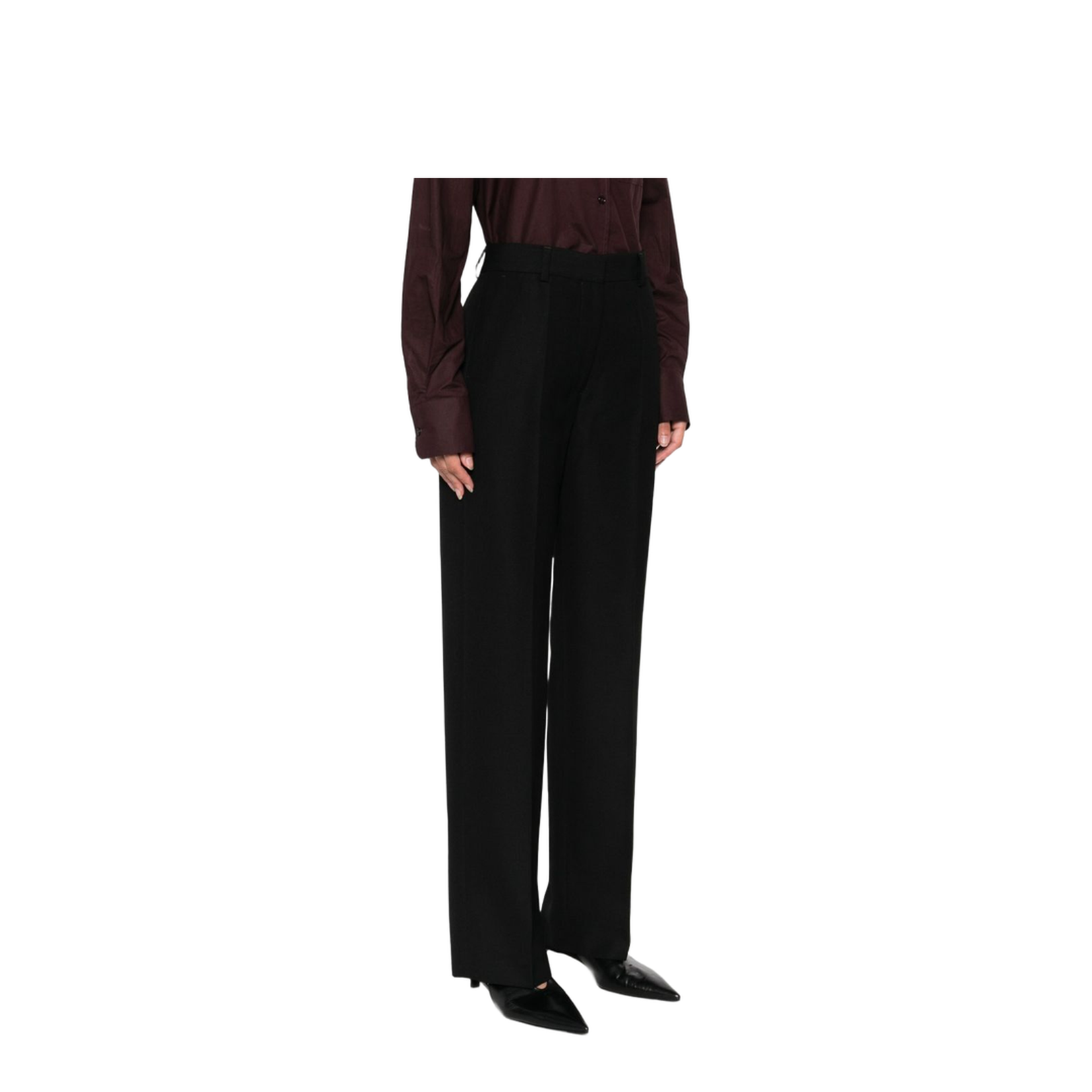 Wool Blend Suit Trousers - Image 5