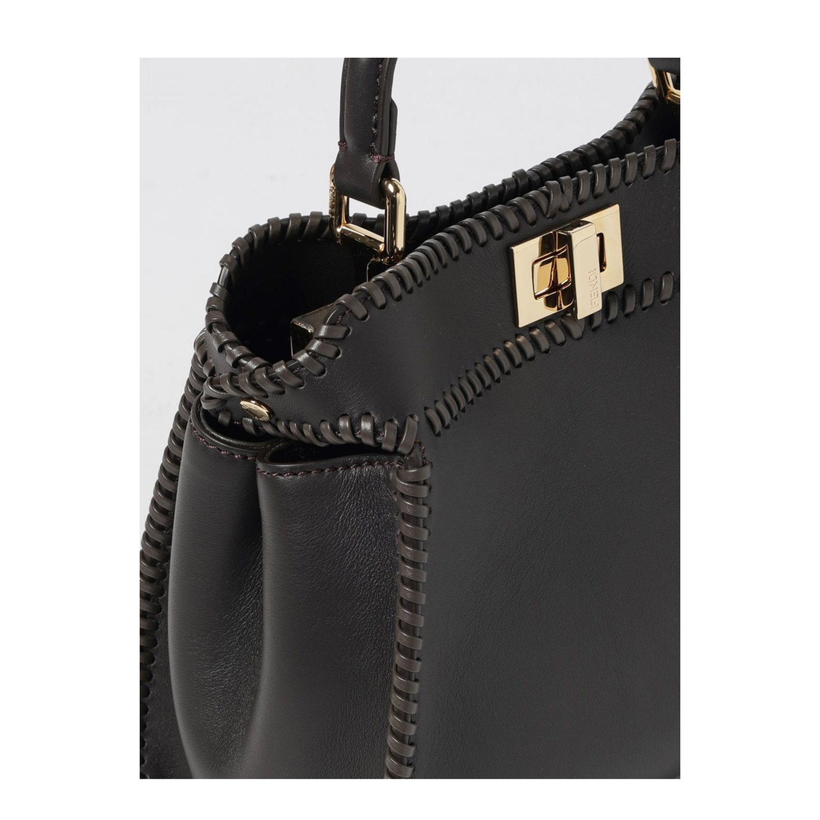 Peekaboo Mini Leather Brown - Image 4