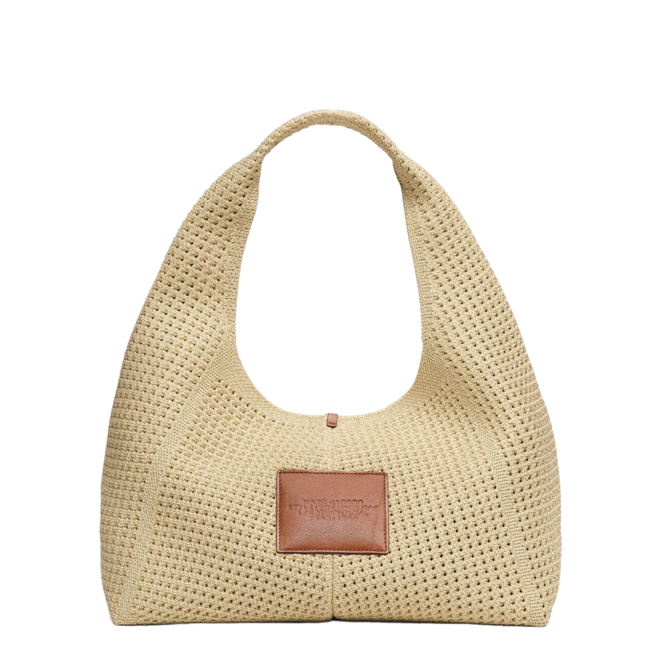 The Sack Lurex Crochet Shoulder Bag - Champagne - Image 4