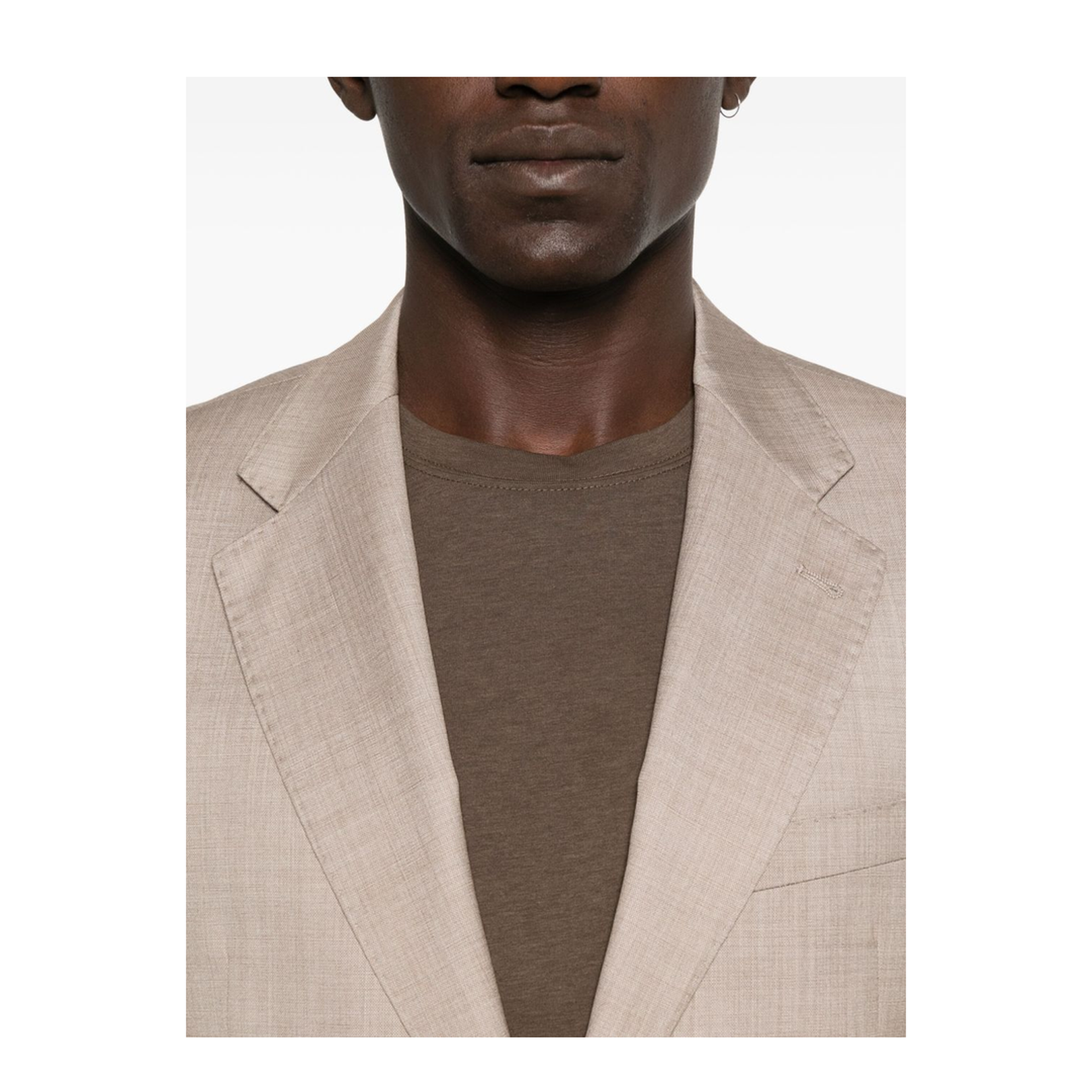 Single-breasted suit with micro jacquard - Image 2