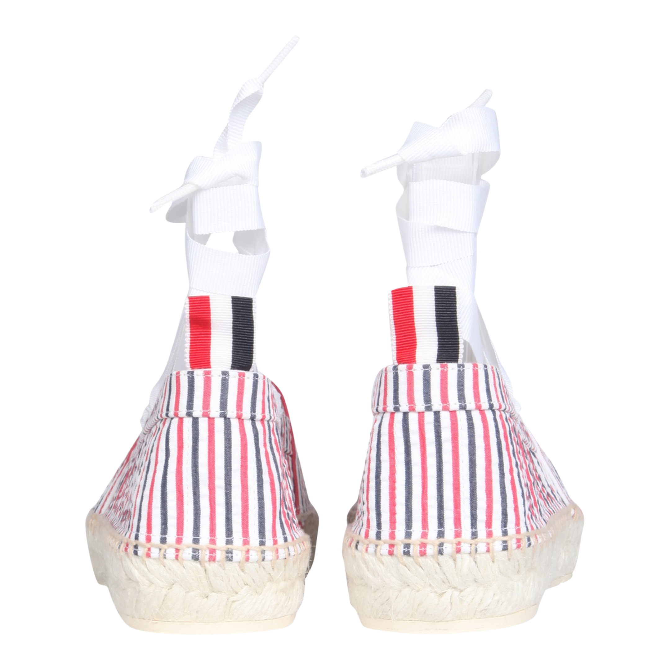Seersucker Cotton Espadrilles - Image 3