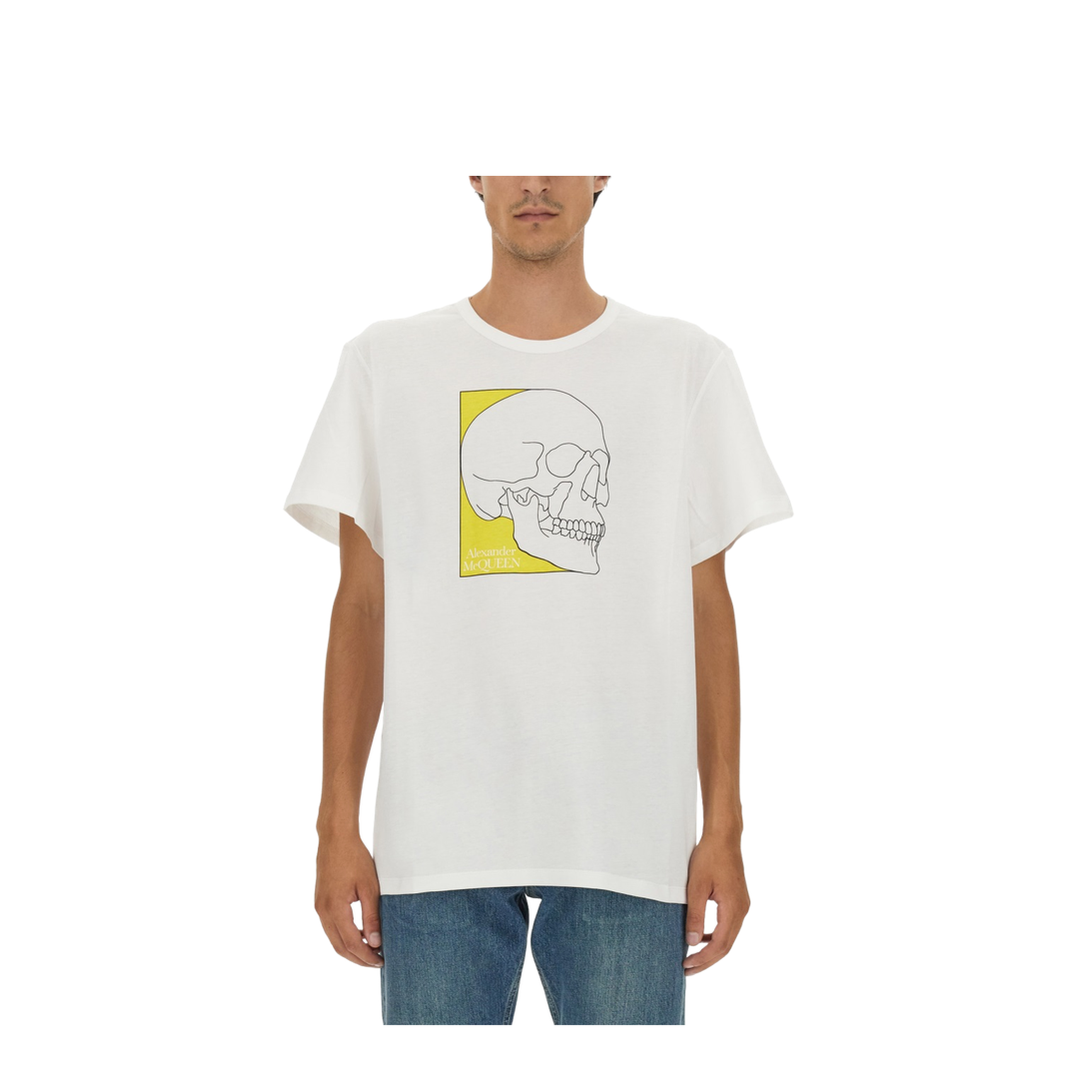 Skull Print T-Shirt - Image 1