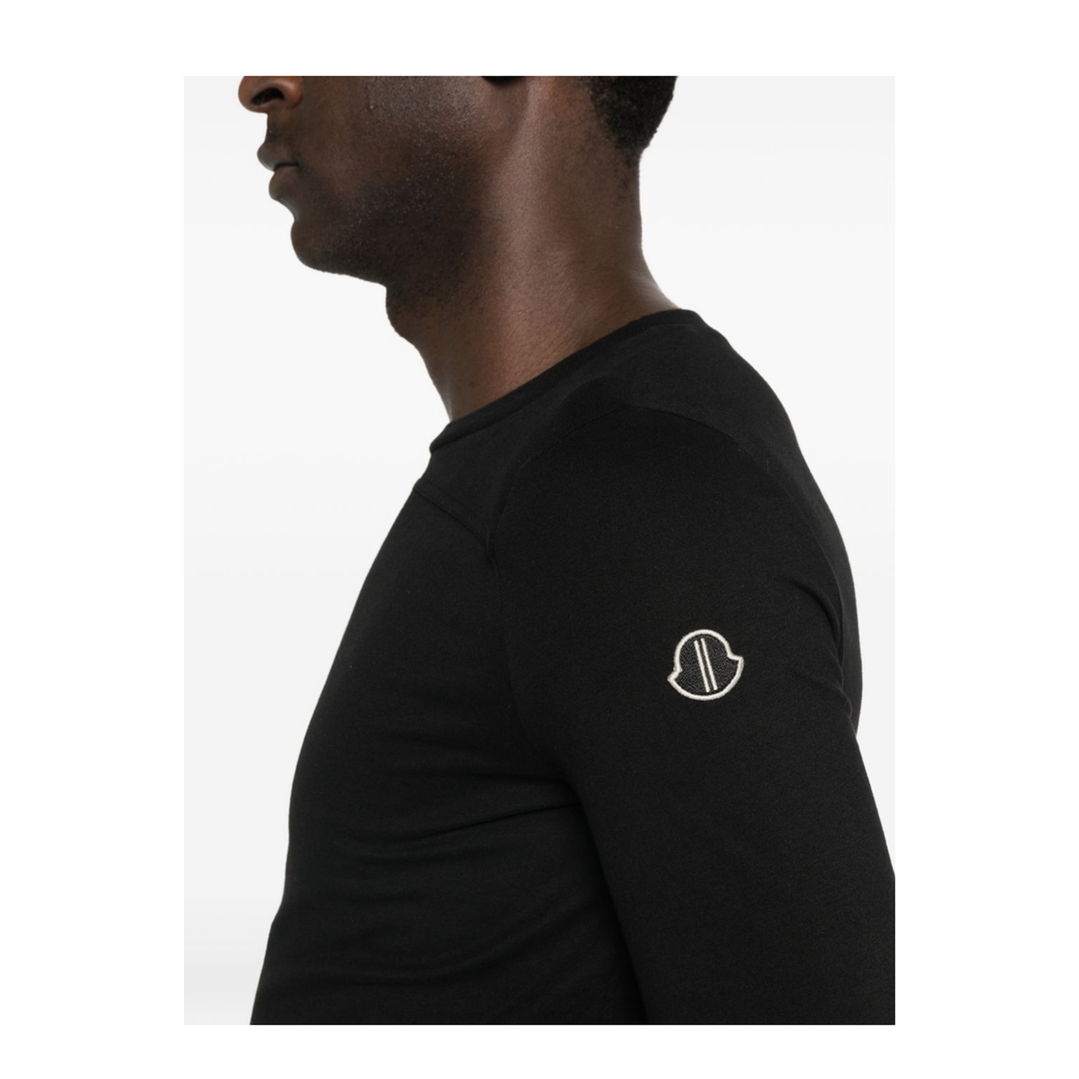 Black Cotton Sweater - Image 3