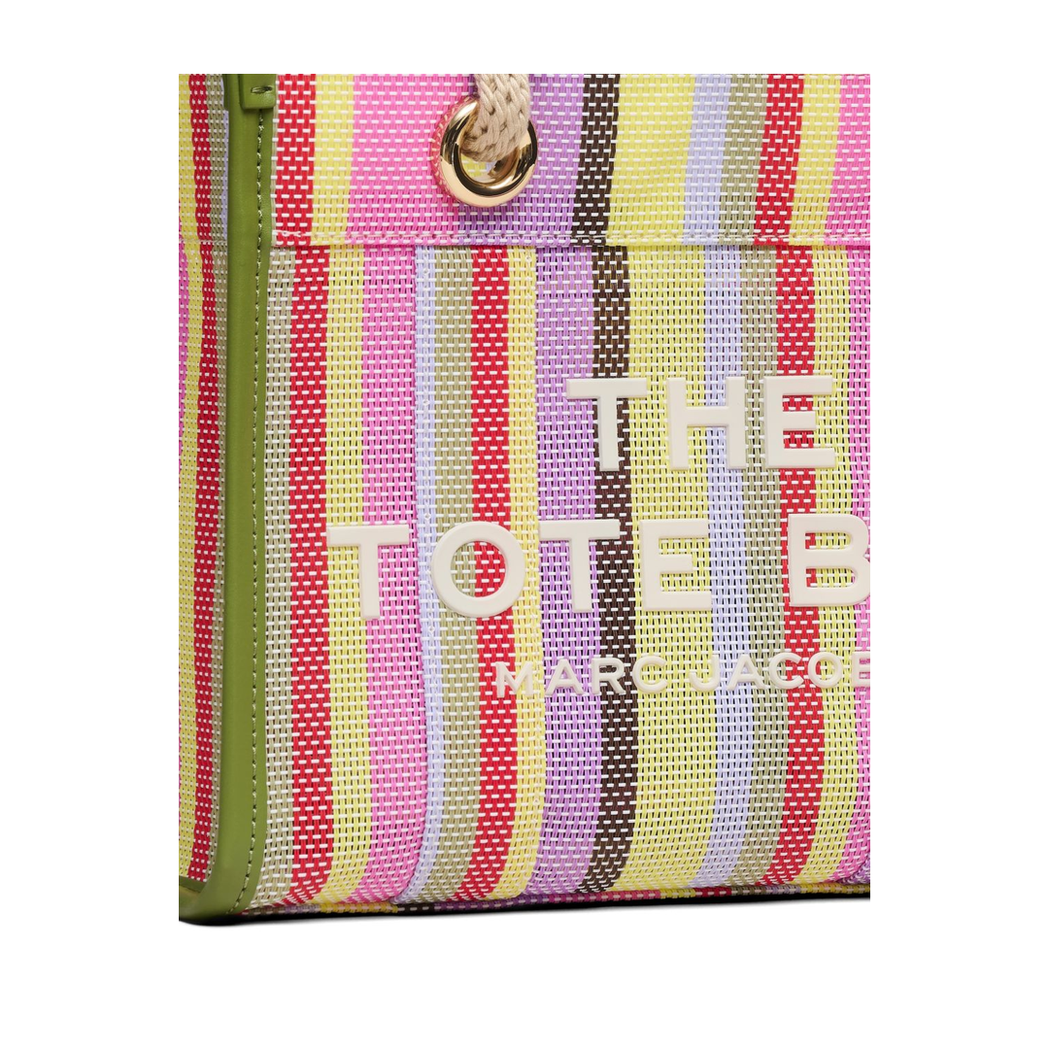 The Stripe Mesh Small Mesh Tote - Purple Multi - Image 7
