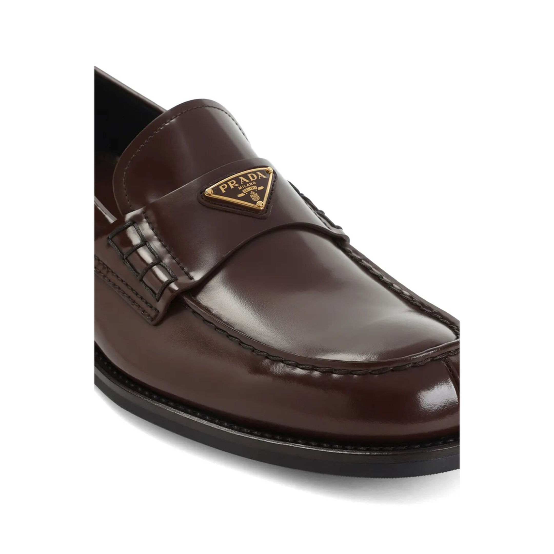 Brushed Leather Loafers - Image 3