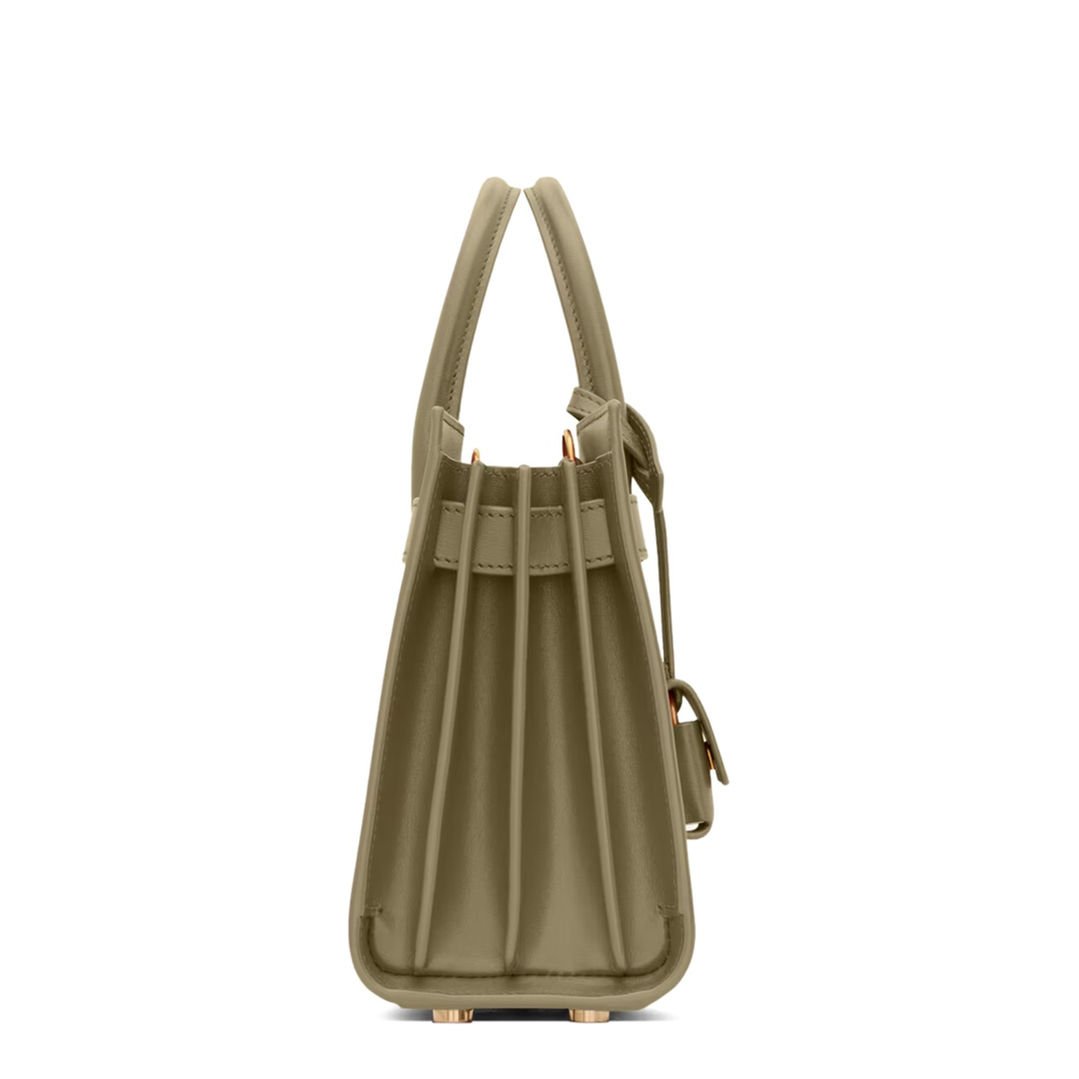 Sac de Jour Nano Smooth Leather Tote - Khaki (Green) - Image 4