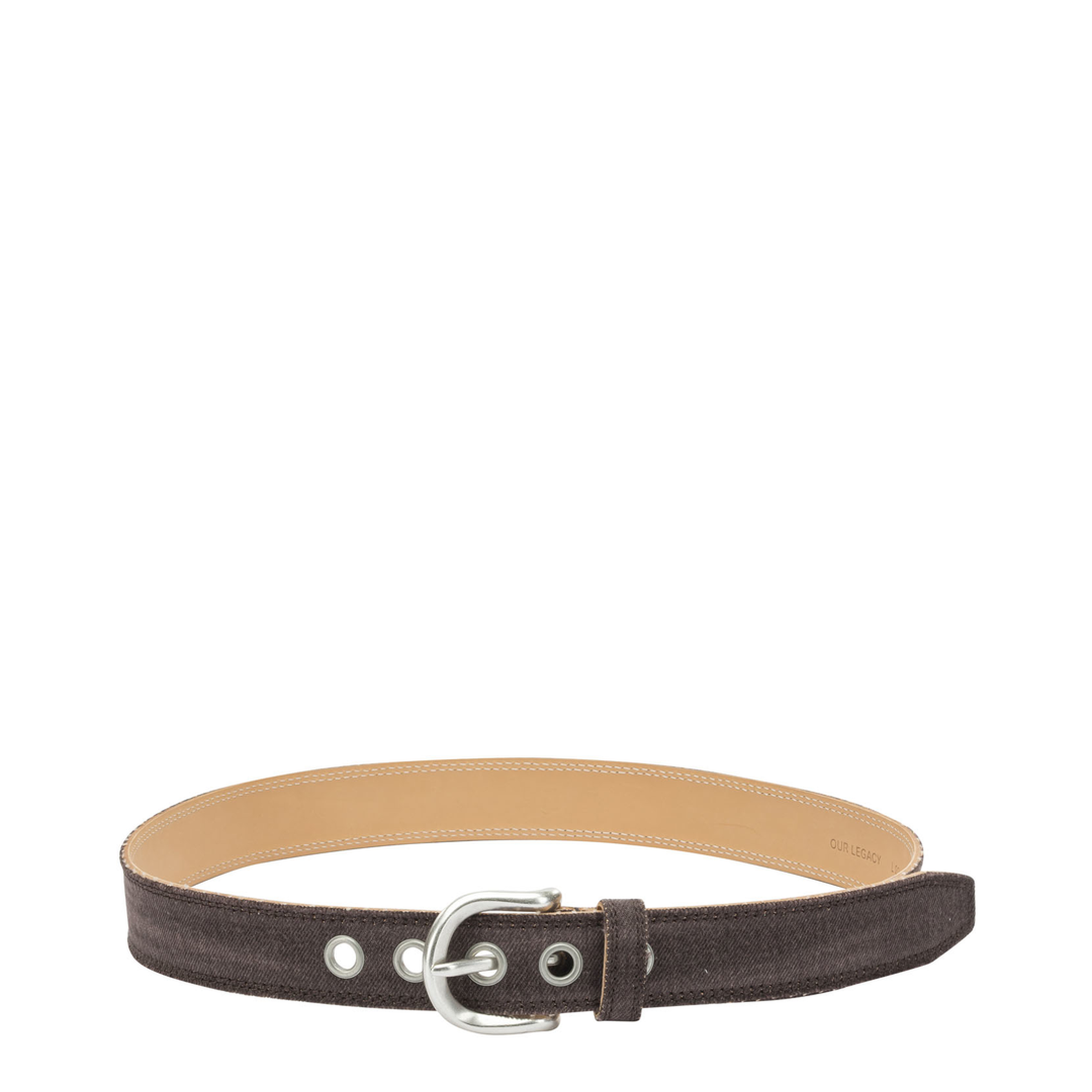 Denim And Leather Belt - Image 1