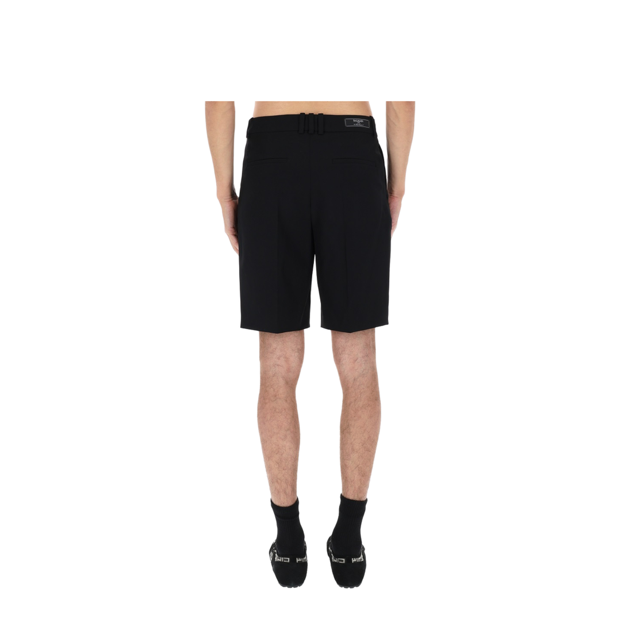 Wool Tailored Shorts - Image 5