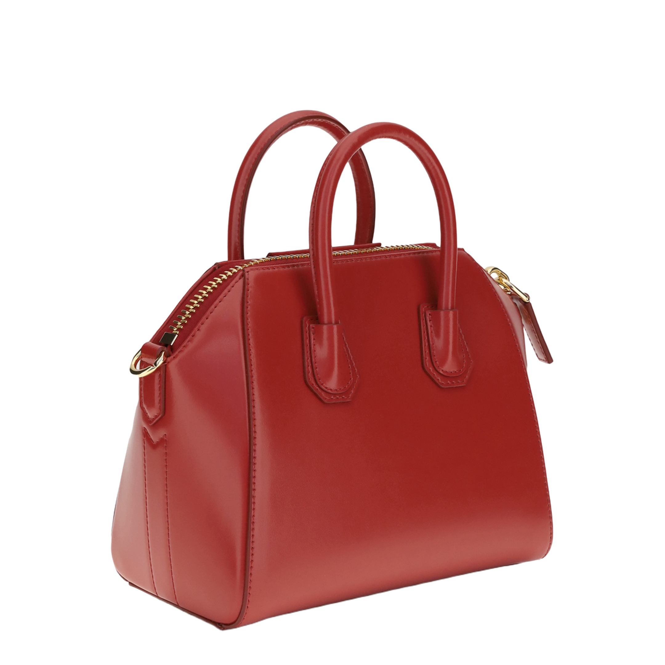 Antigona Mini Box Leather Handbag - Dark Brown - Image 3