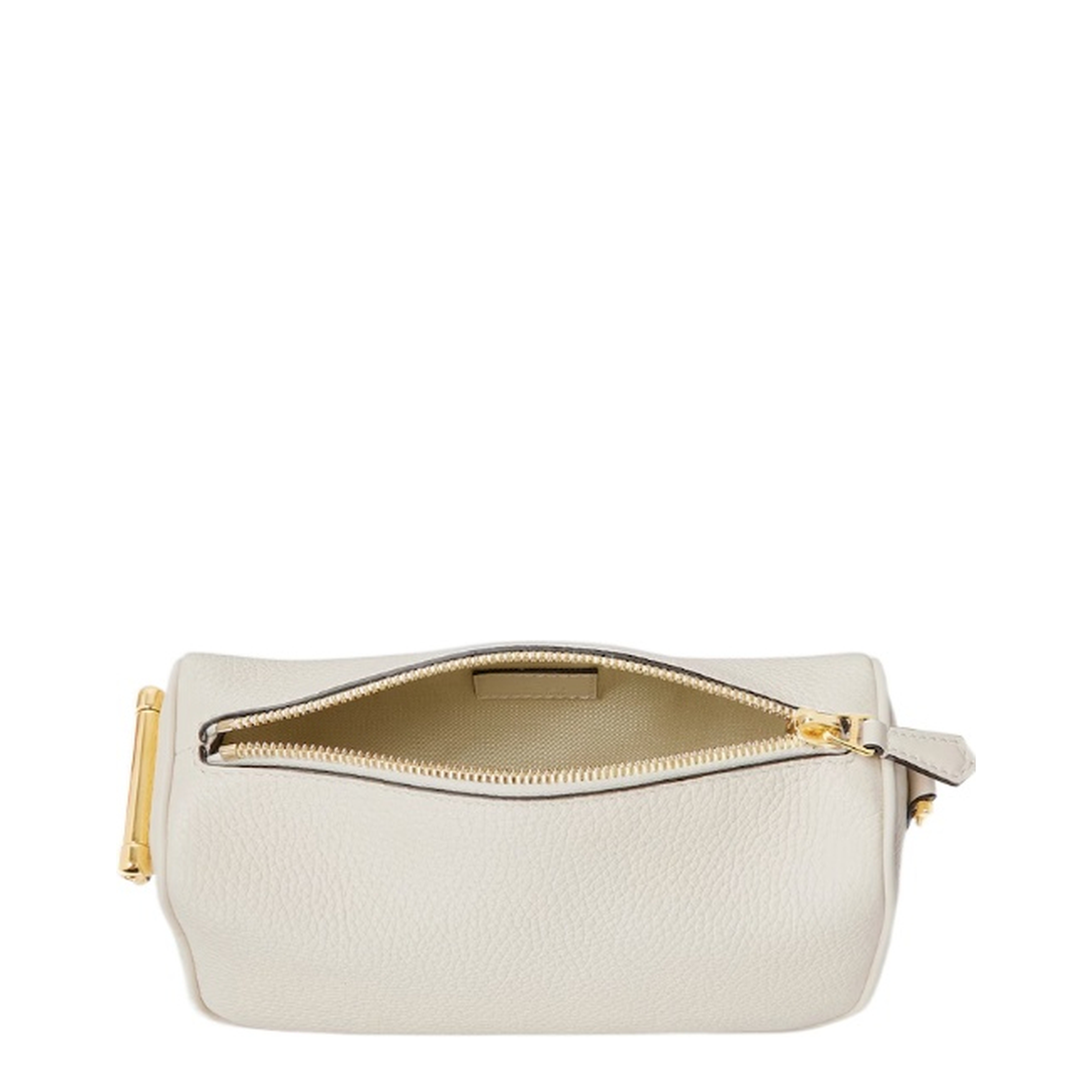 Half Horsebit Mini Soft Grain Leather Bag - Ivory - Image 3