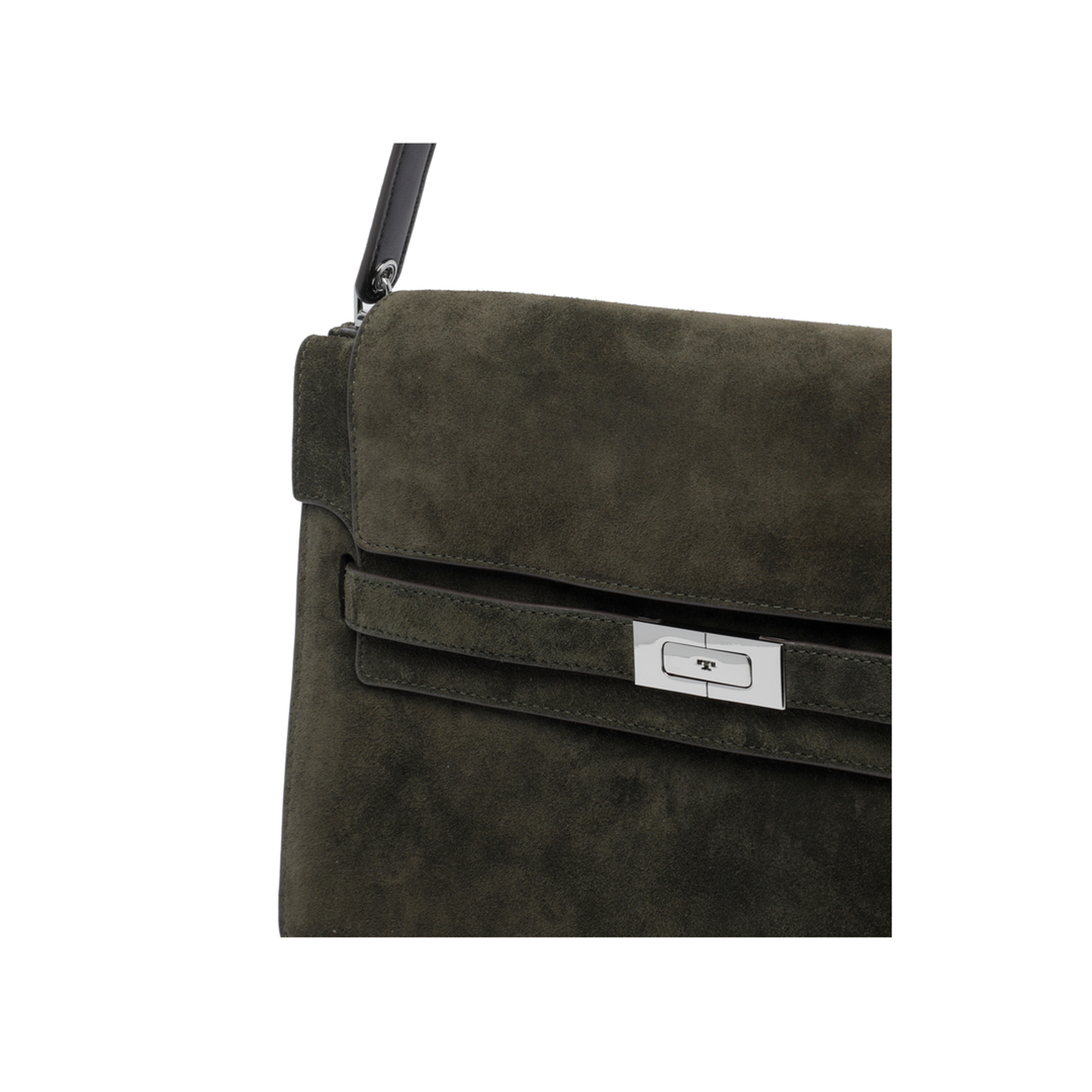 Shoulder Bag Leather Black - Image 4