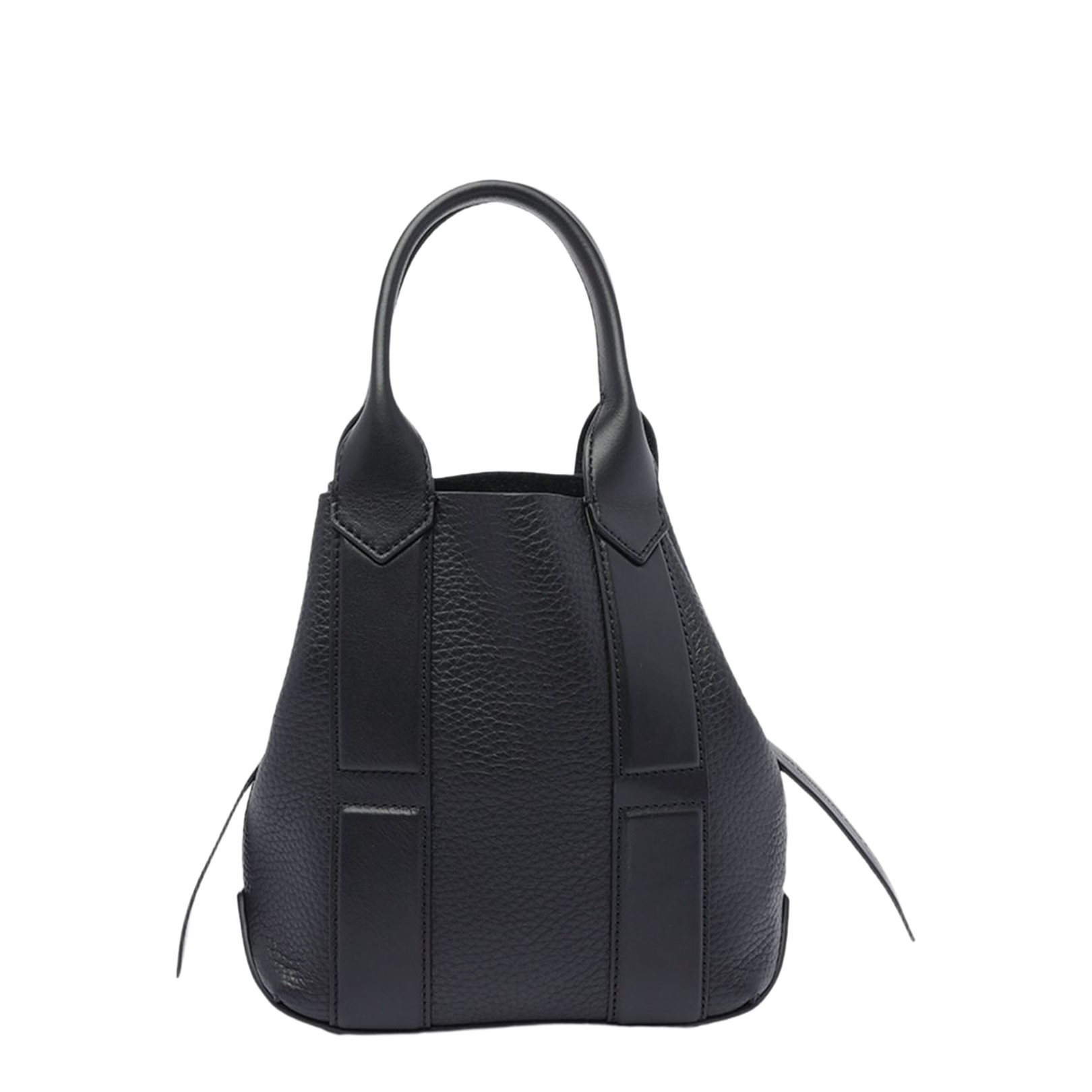 Script Shopping Bag Small Black - Image 3