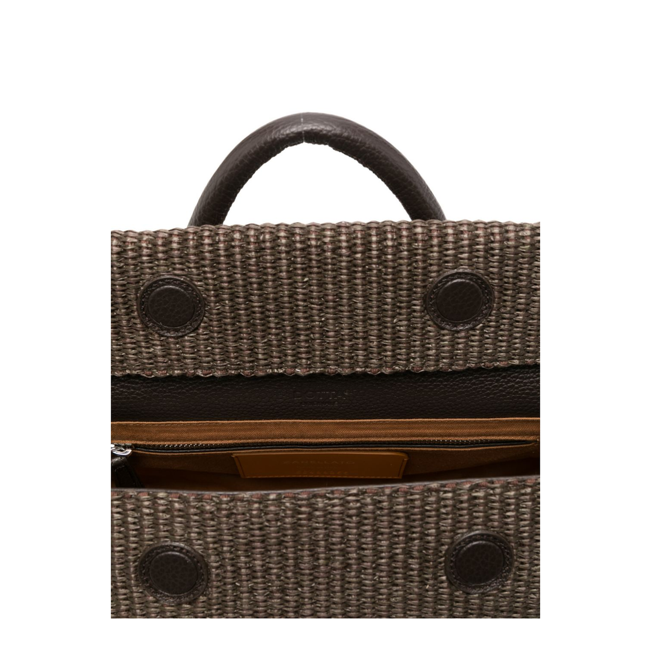 Dotta Small Vimini Handbag - Brown Sottobosco - Image 2