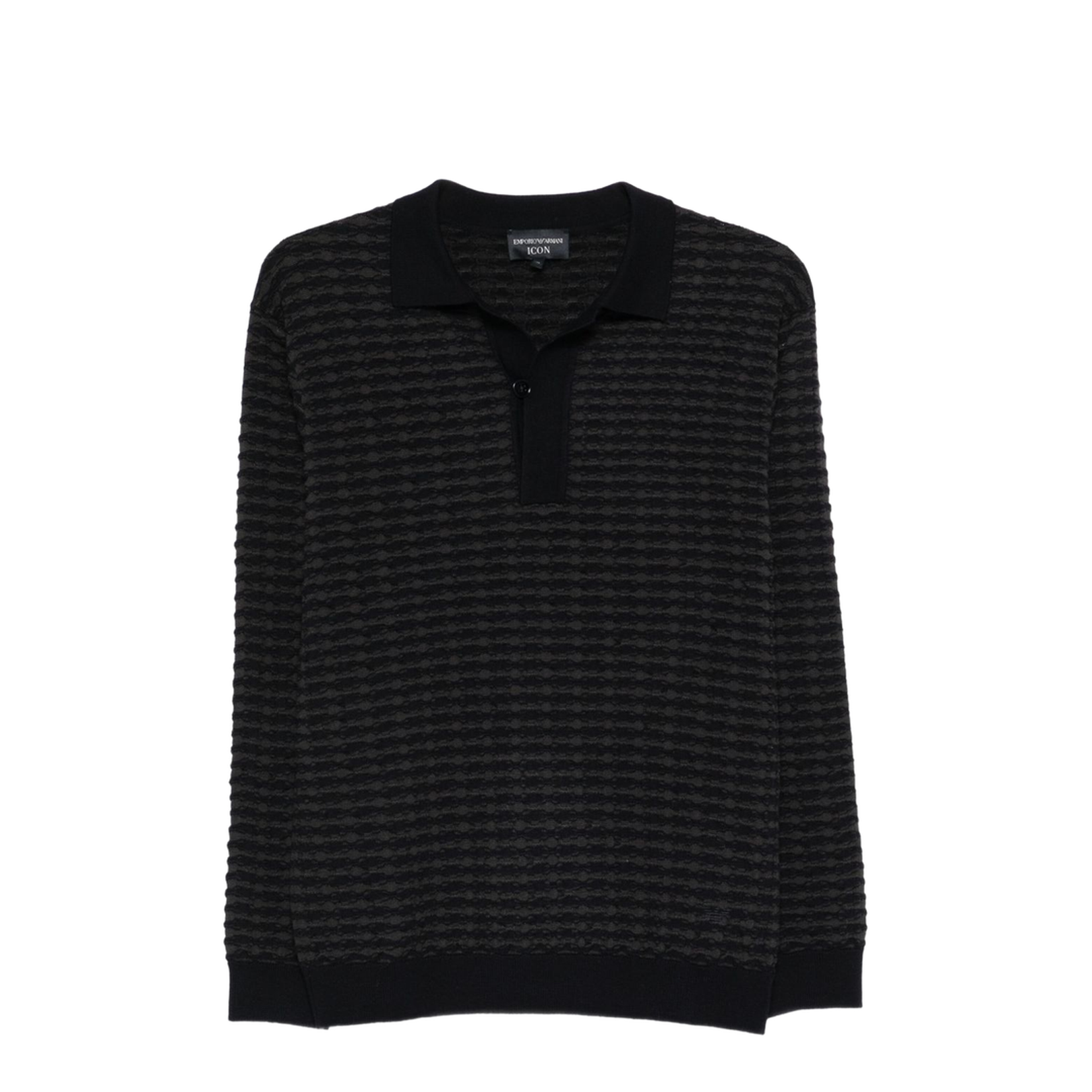Icon Virgin-Wool Jumper with Polo-Shirt Collar - Image 1