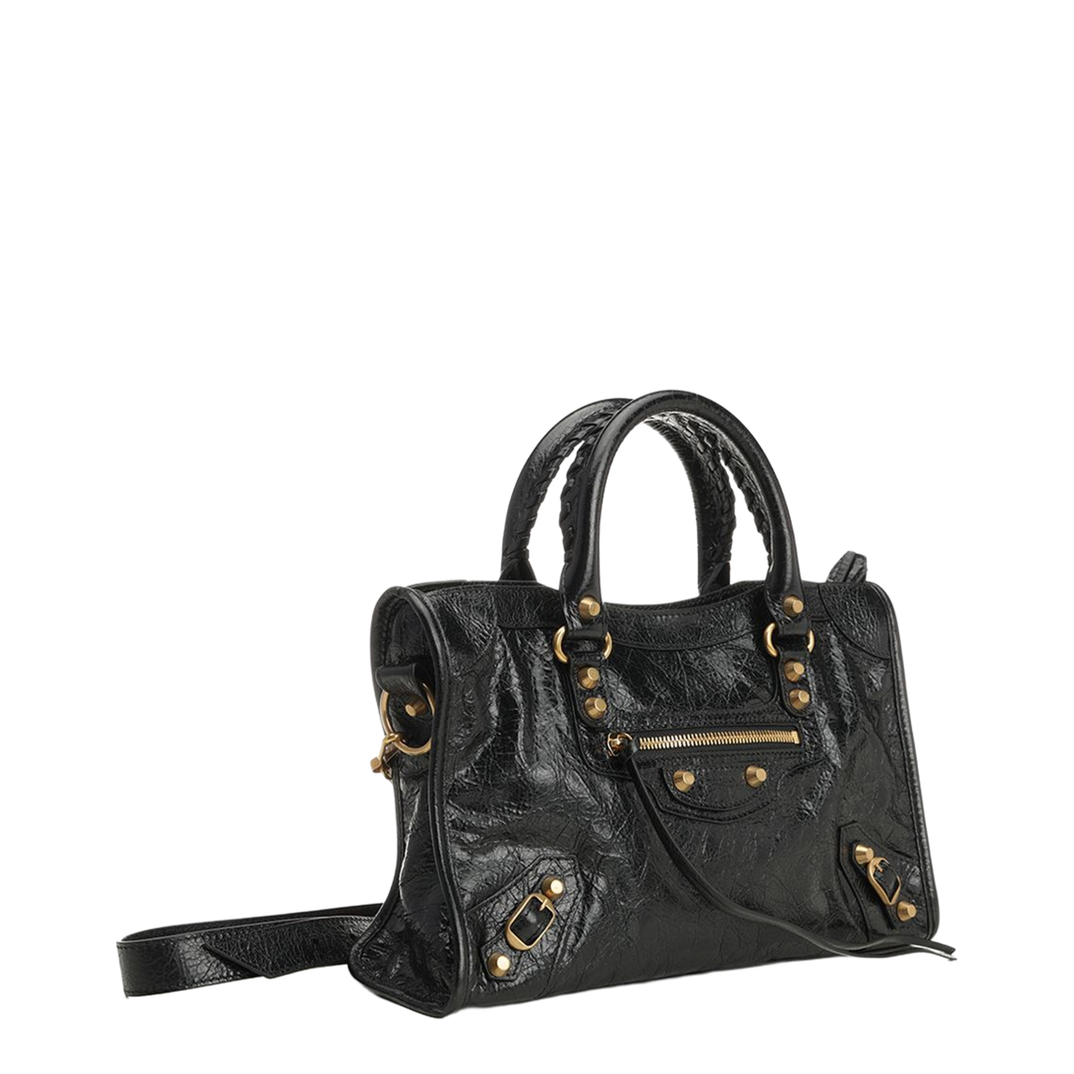 Small Le City Stud Textured Tote Bag - Image 2