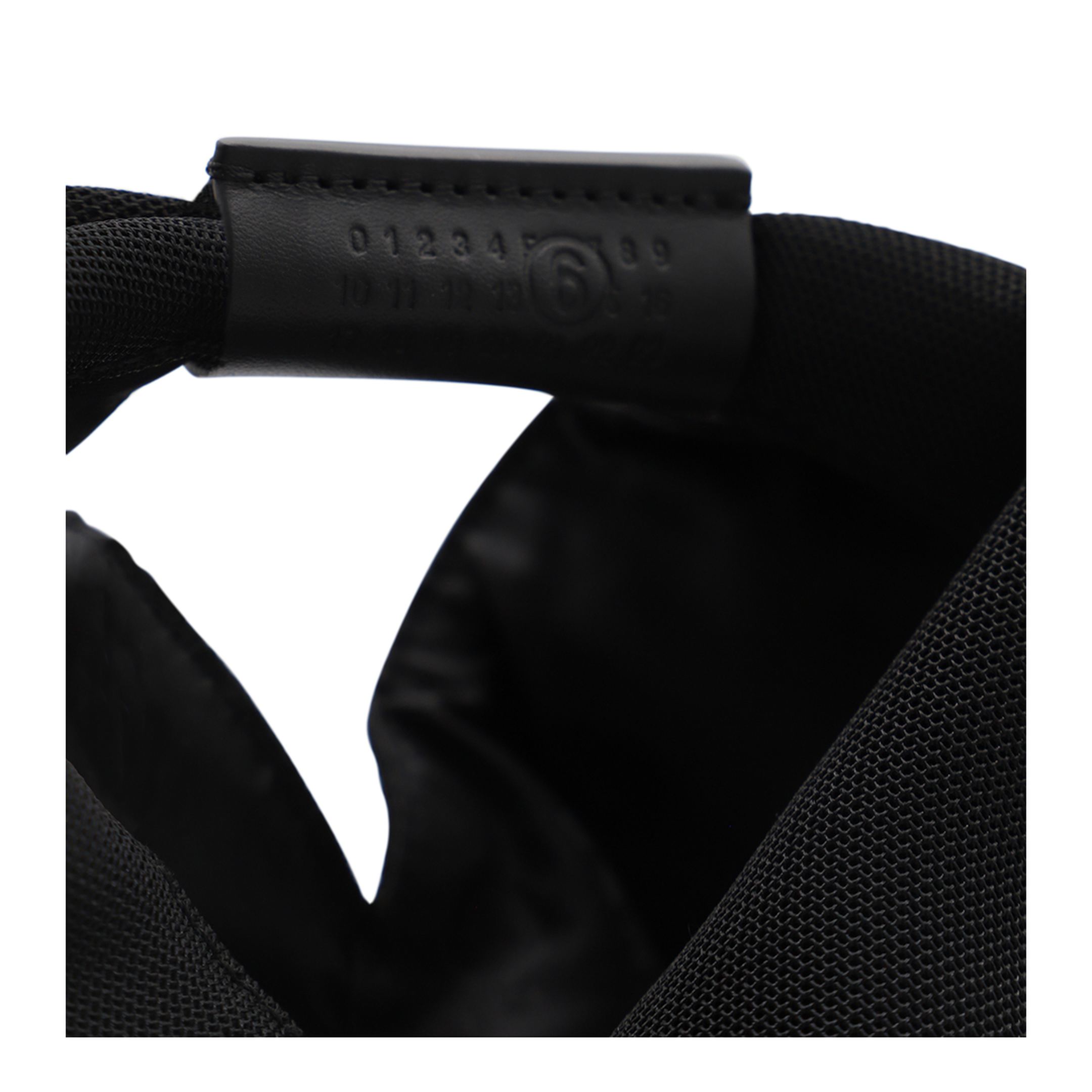 MM6 Knit Mesh Crossbody - Black - Image 6