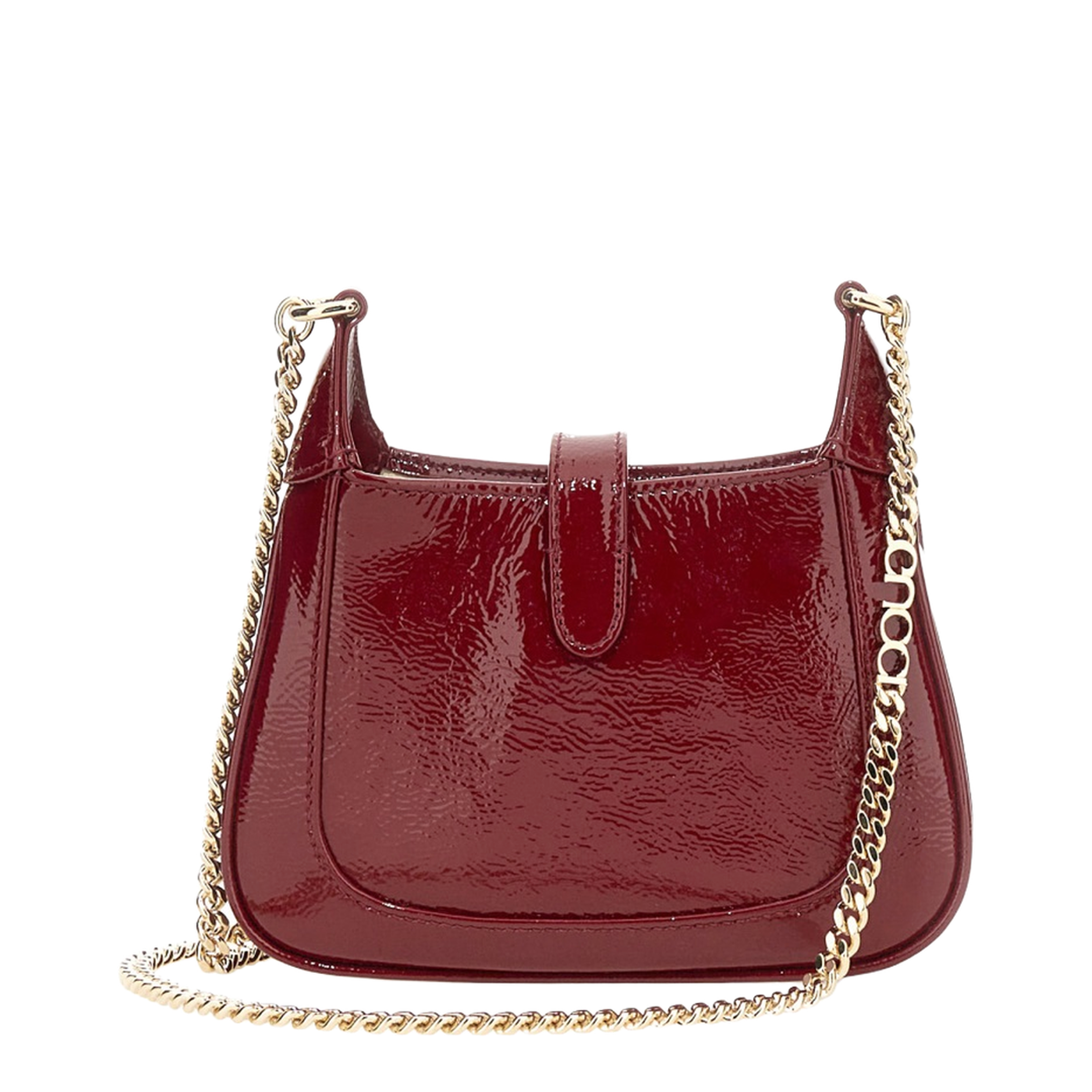 Jackie Notte Mini Charol Patent Leather Bag - Rosso Ancora - Image 3
