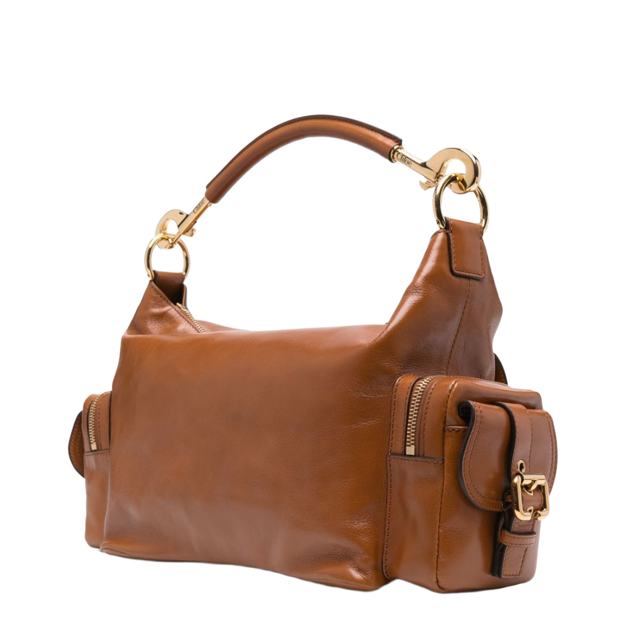 Shiny Leather Camera Bag - Image 7