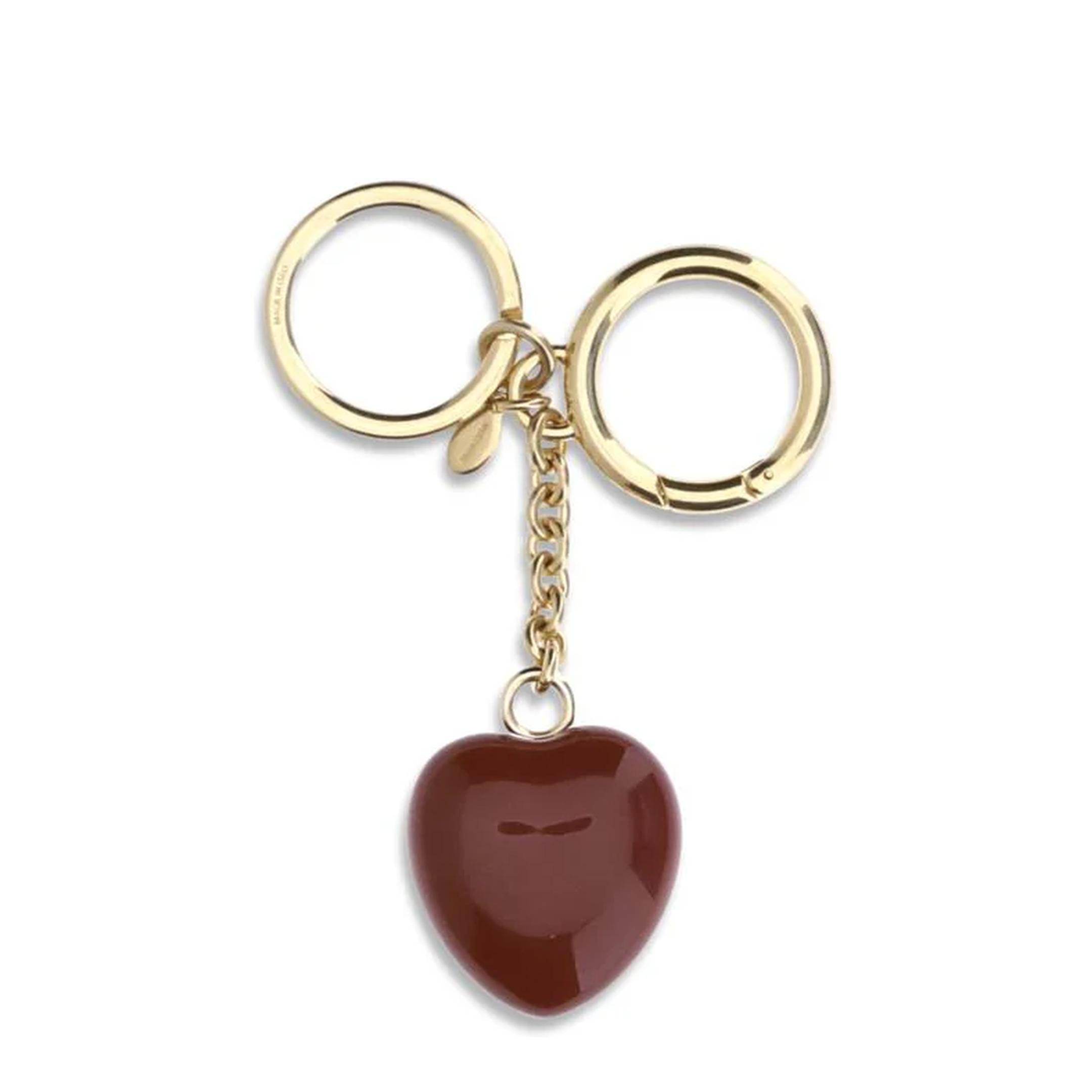 Coeur Royal Metal And Enamel Bag Charm And Keychain - Image 2
