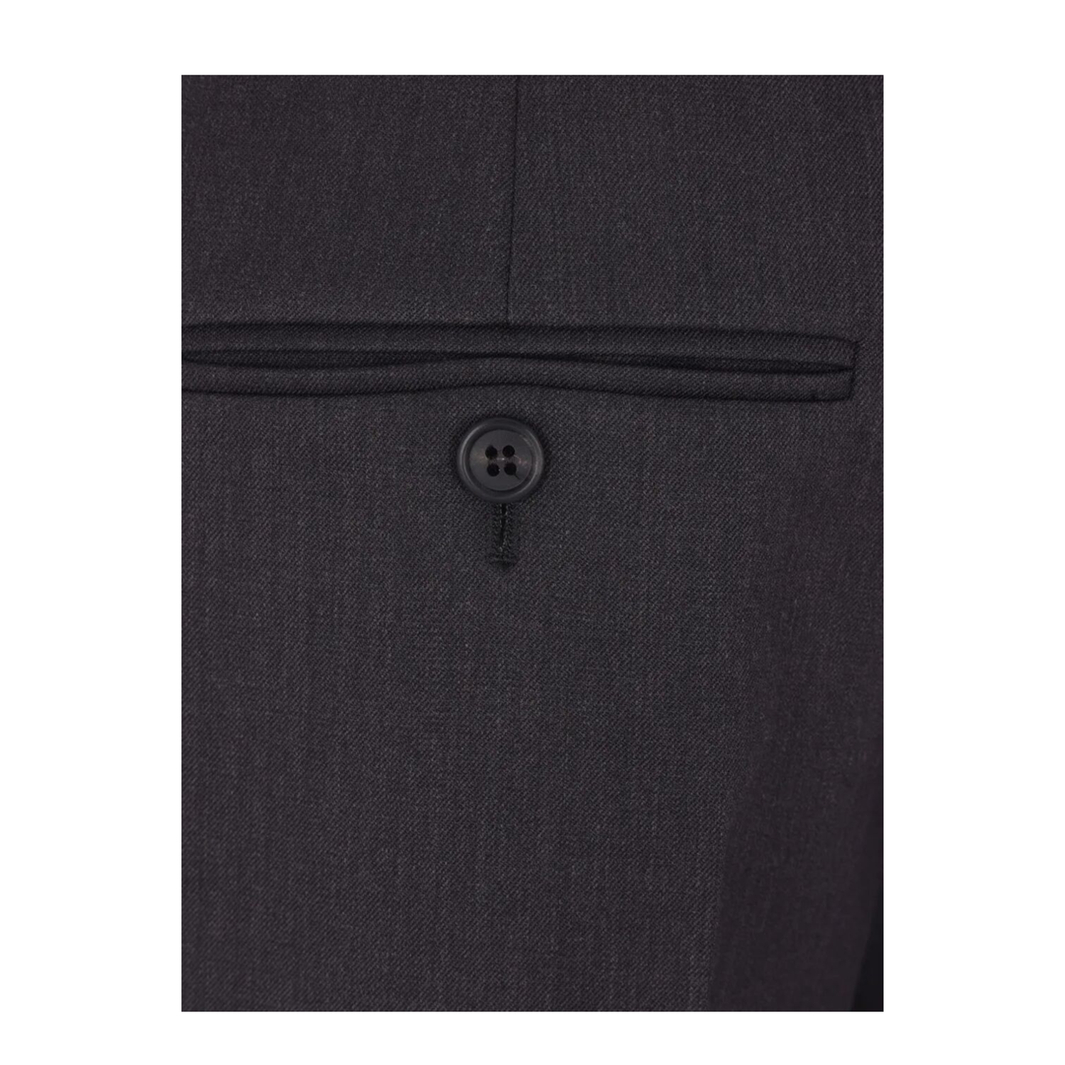 Safety-Pin Detail Wool Trousers - Image 4