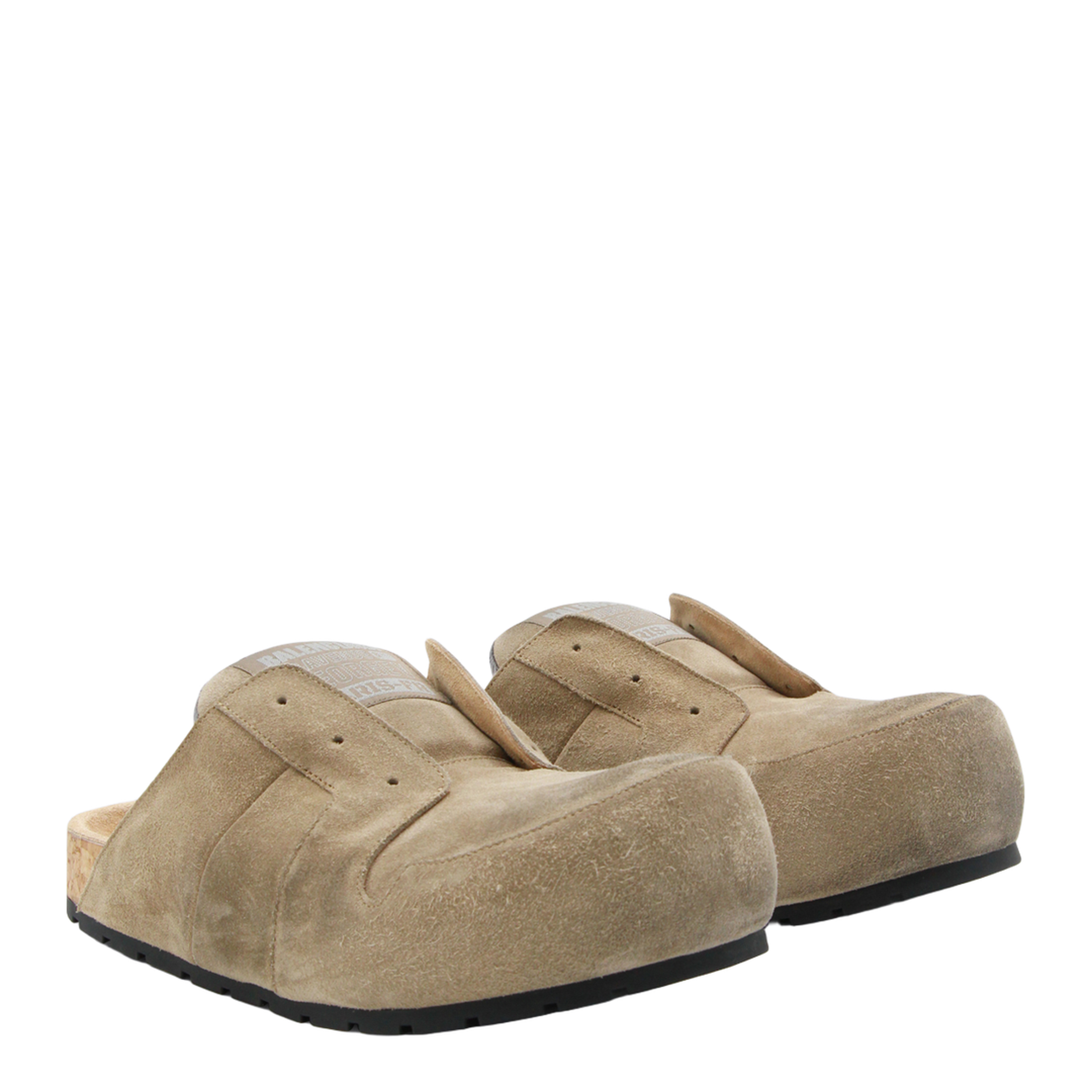 Dumbo Sabot in Distressed Suede Calfskin - Image 4
