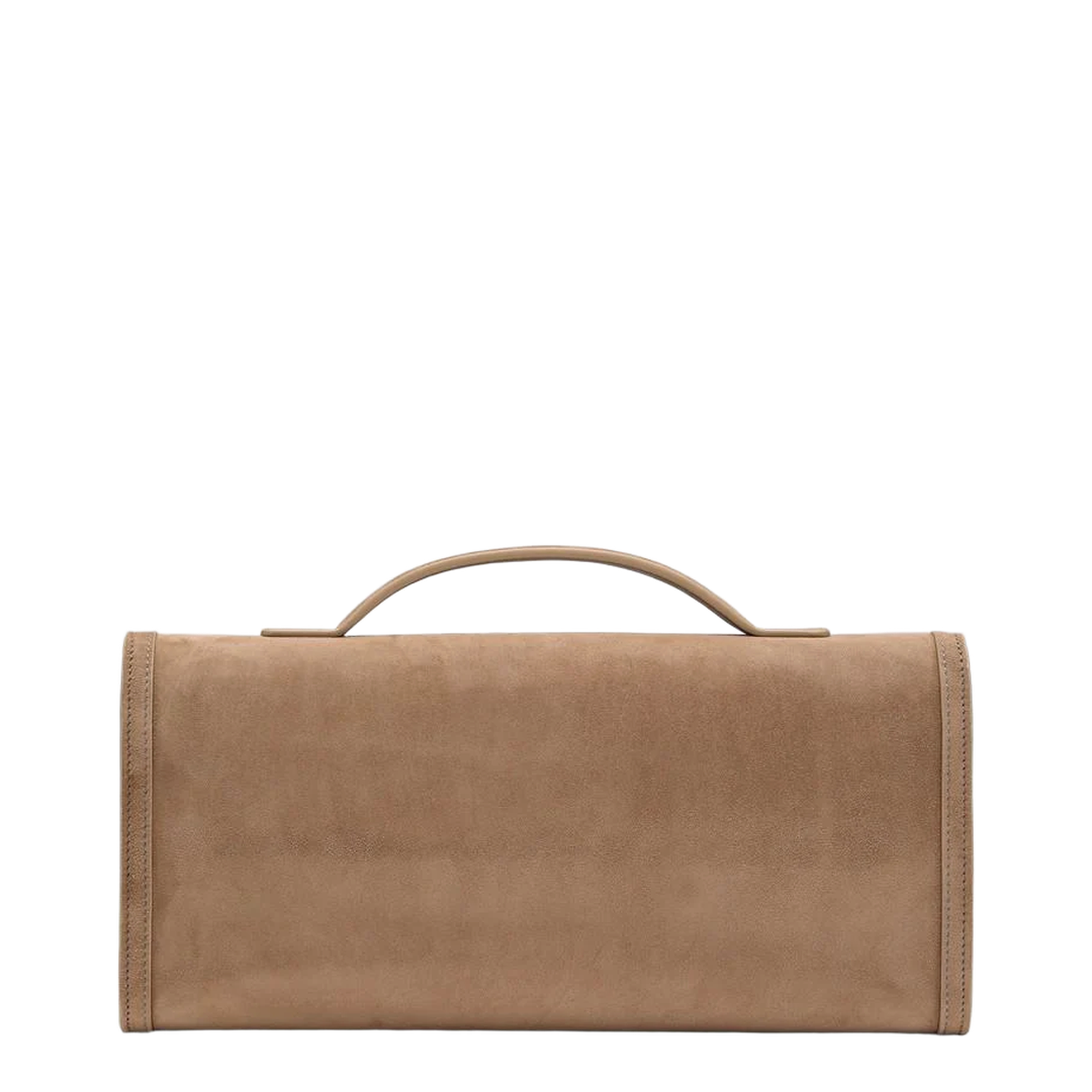 Belle Vivier Clutch Suede Brown - Image 2