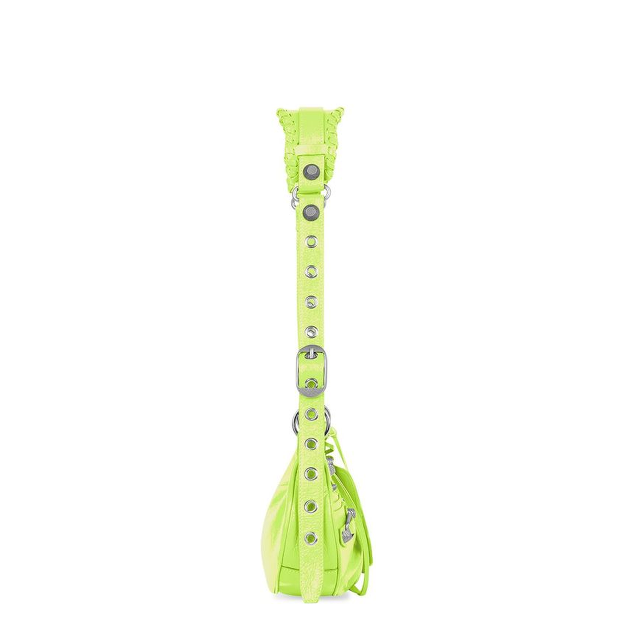 Le Cagole Xs Shoulder Bag in Neon Yellow - Image 2