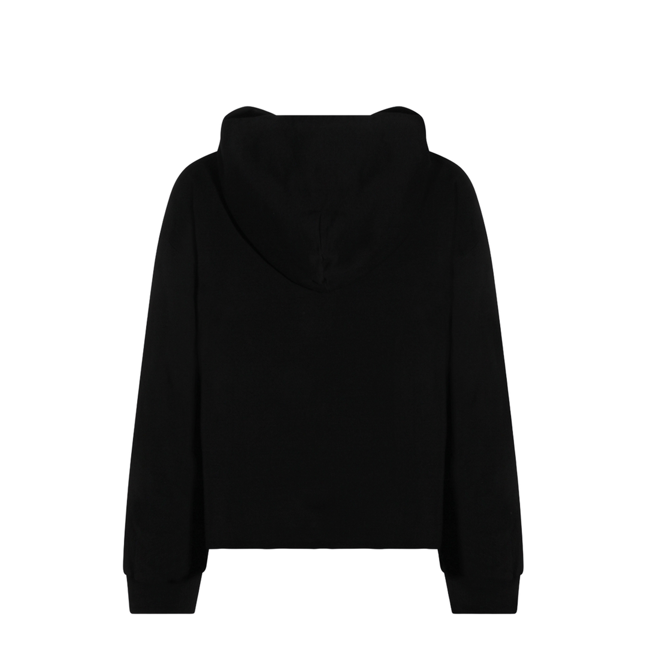Black Cotton Hoodie - Image 4
