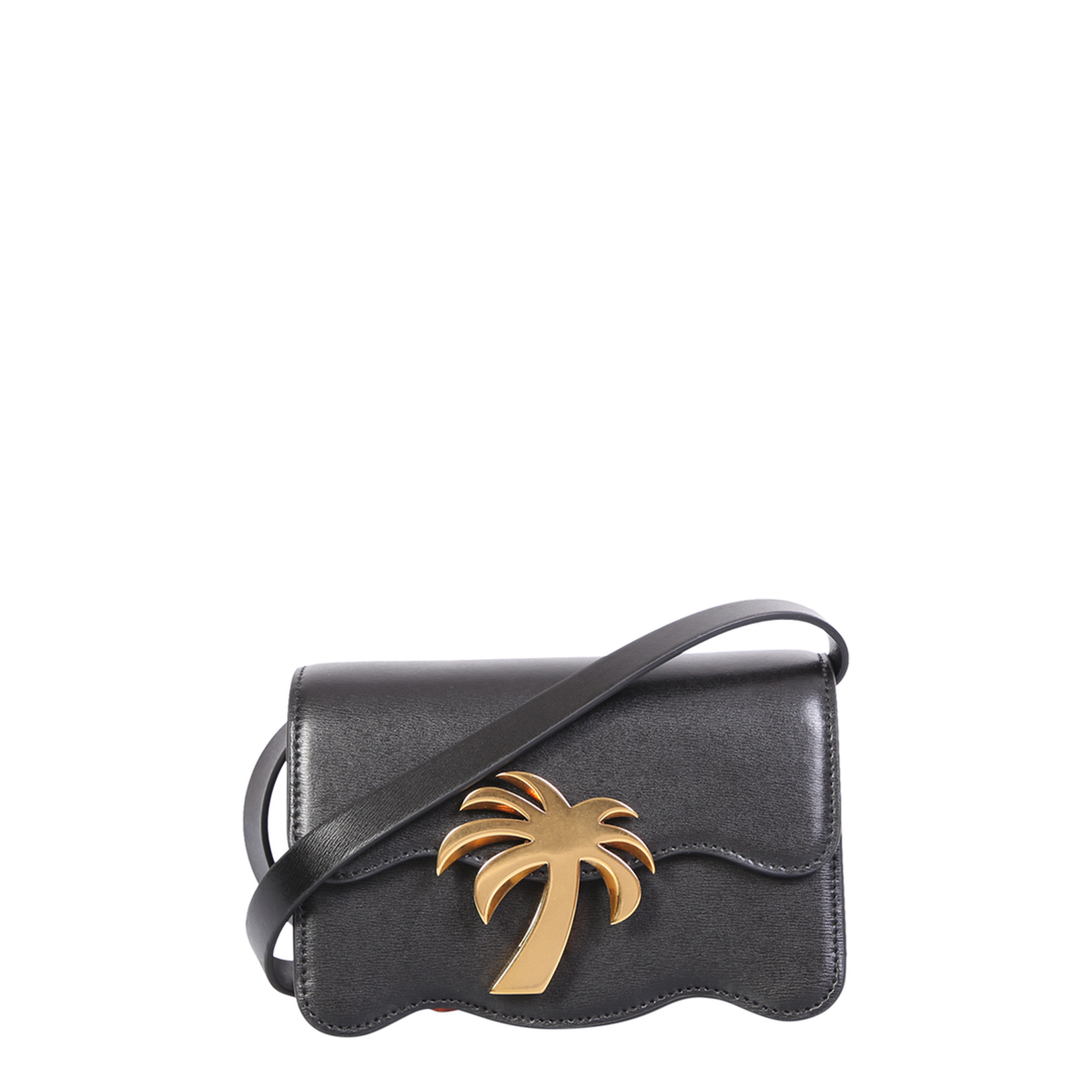 Palm Beach Mini Calf Leather Crossbody - Black - Image 1