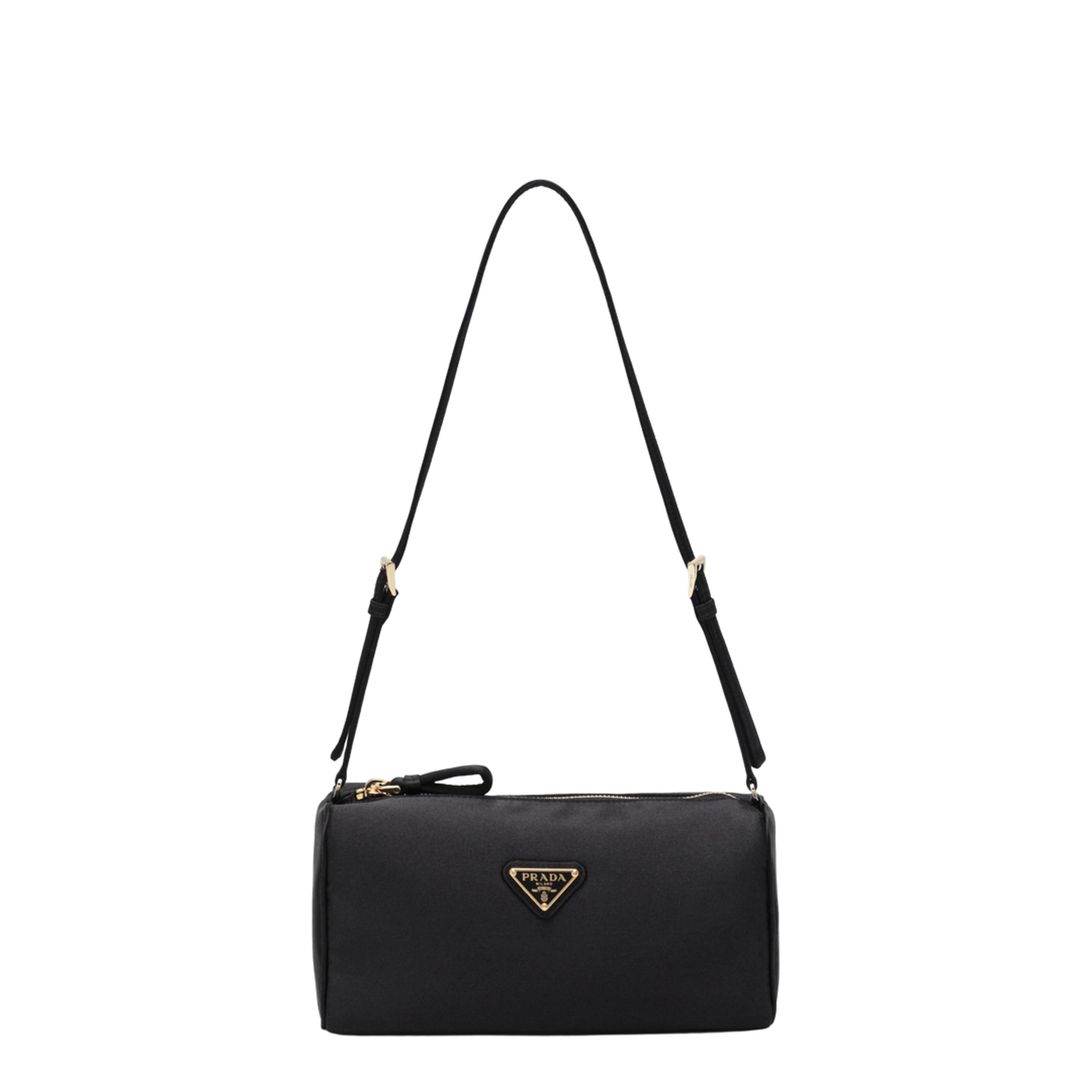 Black Satin Pouch - Image 1