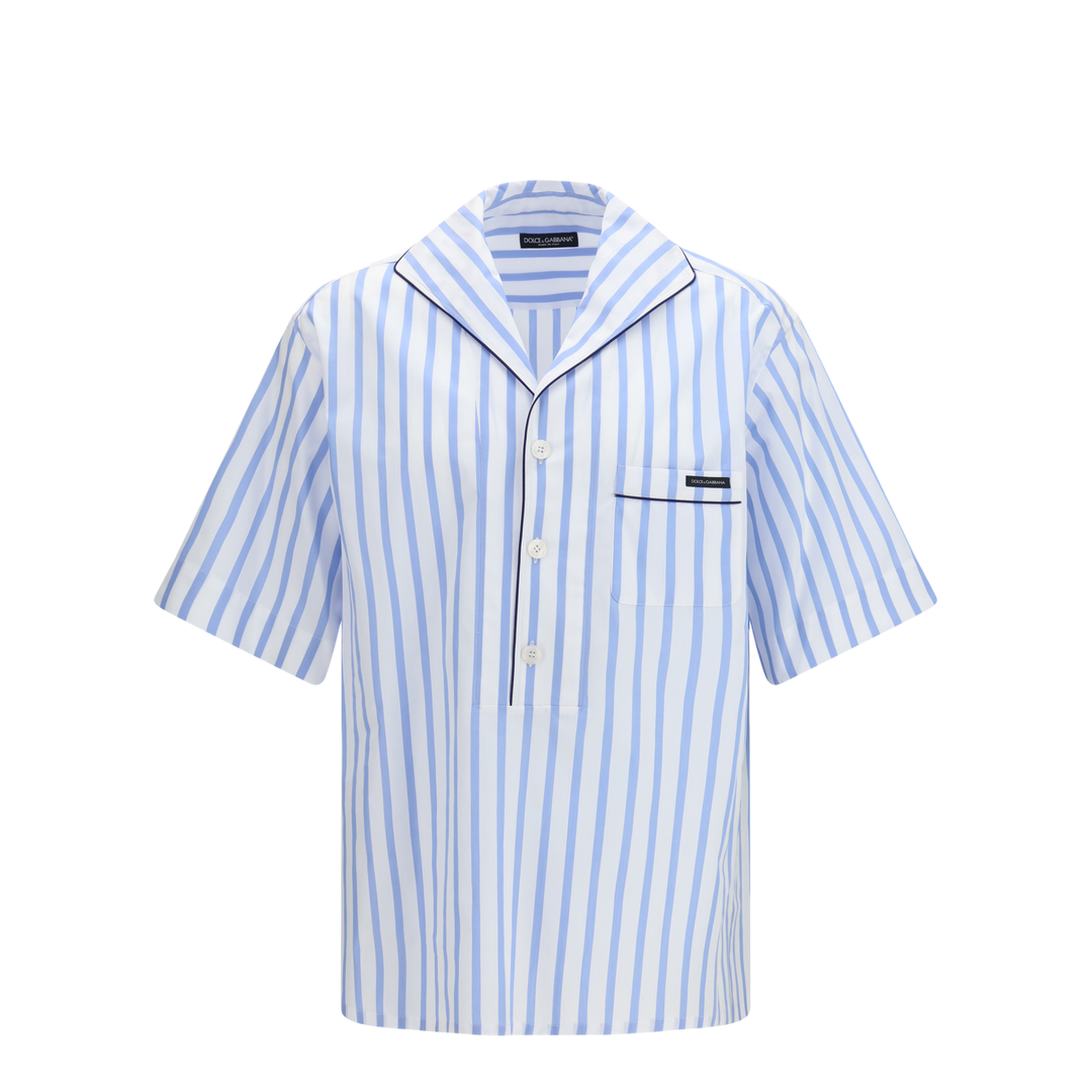Short-sleeve Striped Shirt - Image 1