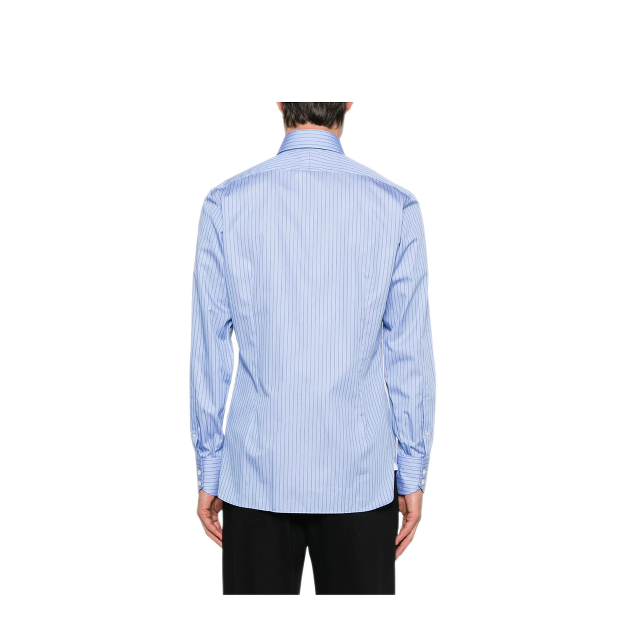 Striped Cotton Shirt - Image 3