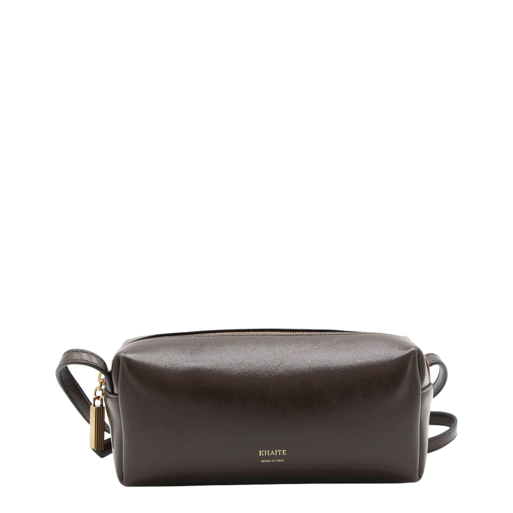 Kye Mini Calfskin Crossbody - Dark Brown - Image 1