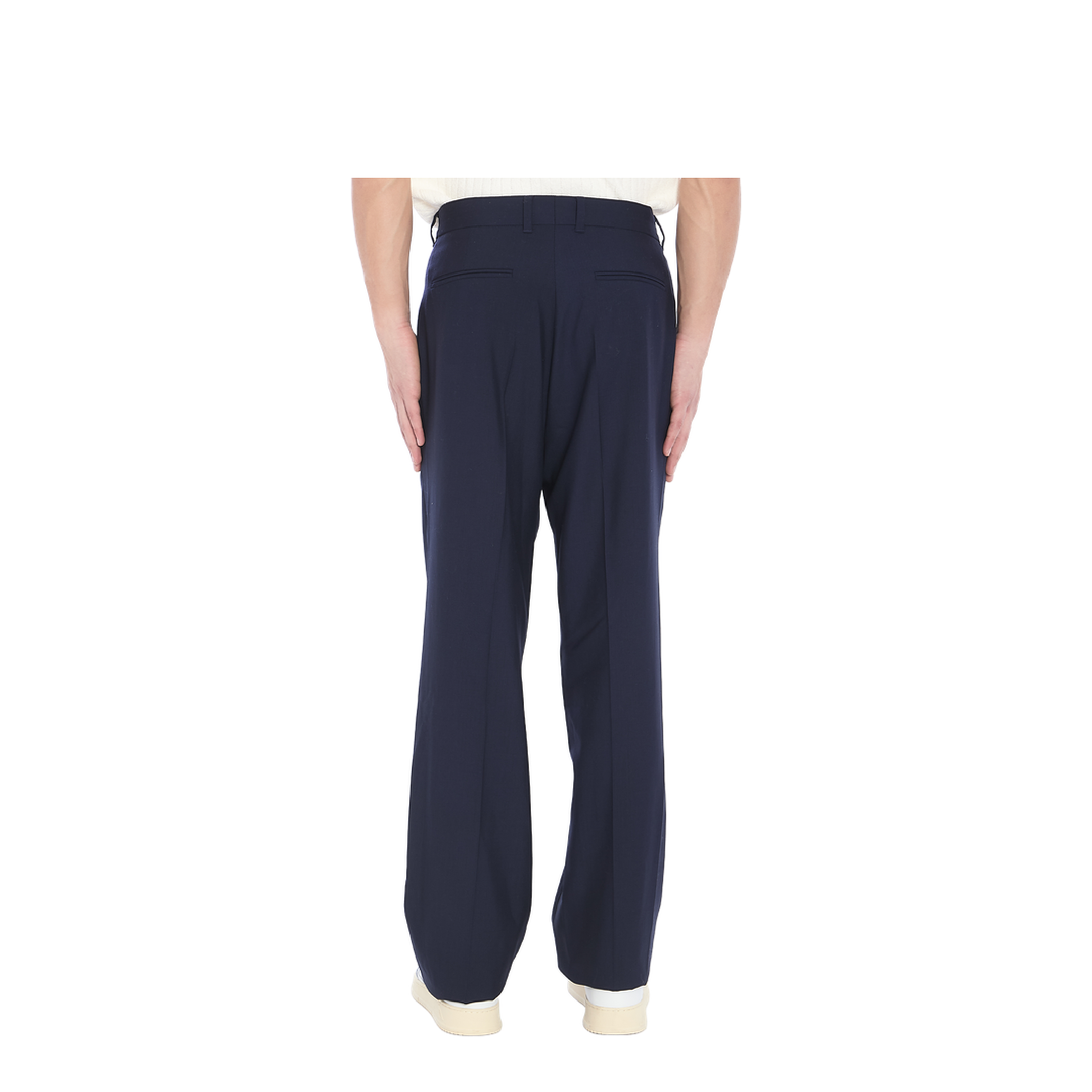Tailored Trousers with Front Pleats - Image 4