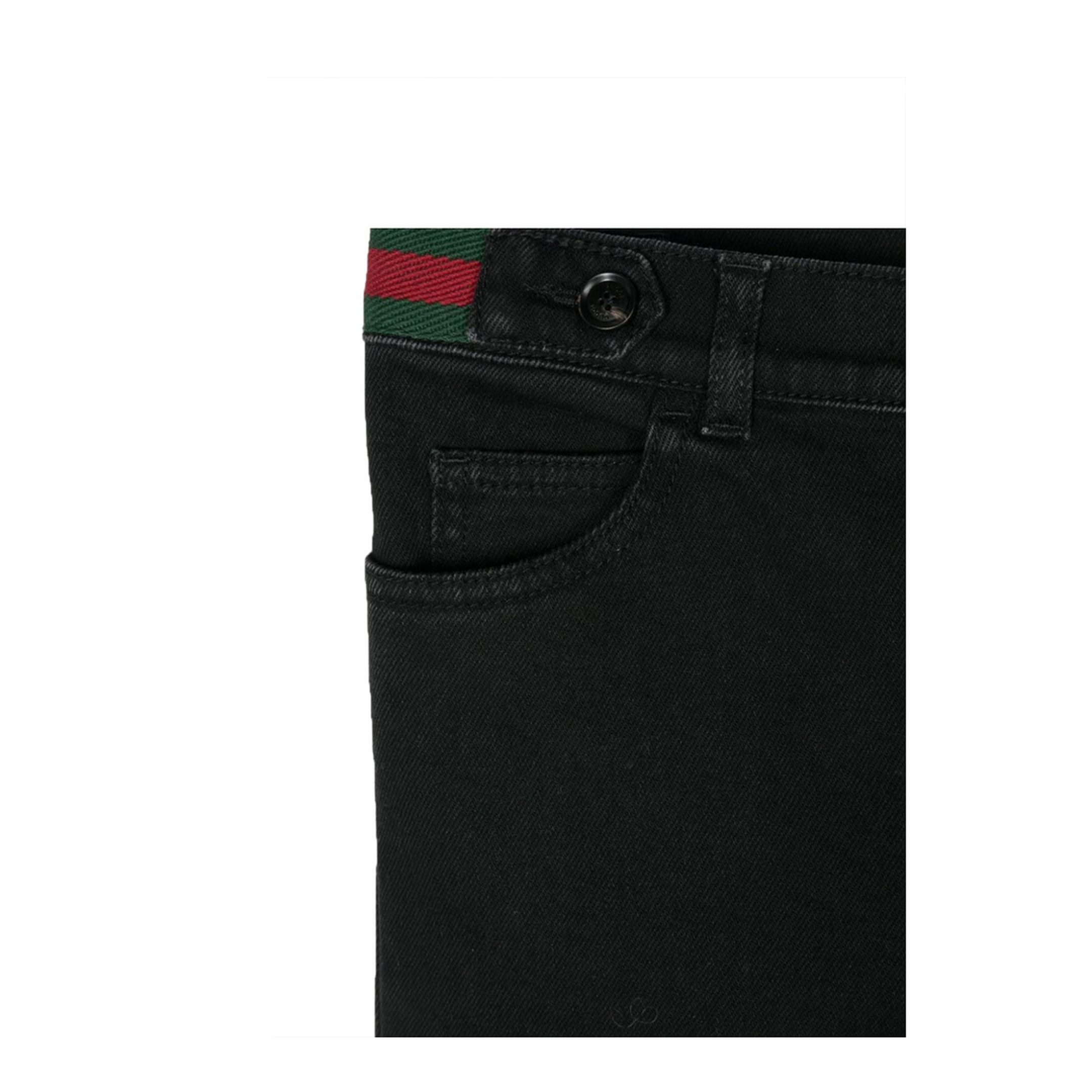 Pants Black Denim - Image 3