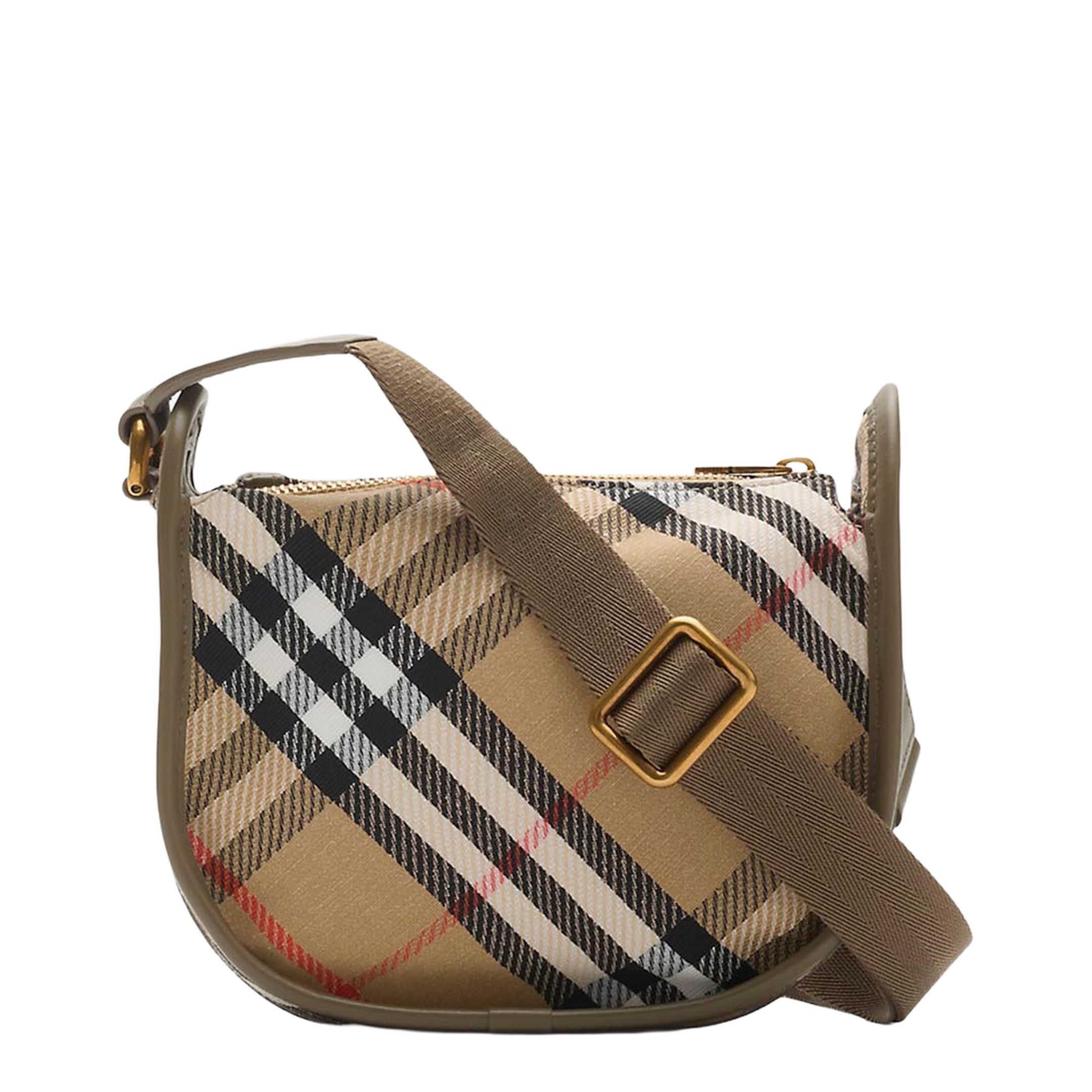 B Clip Mini Messenger Bag - Sand Beige - Image 2