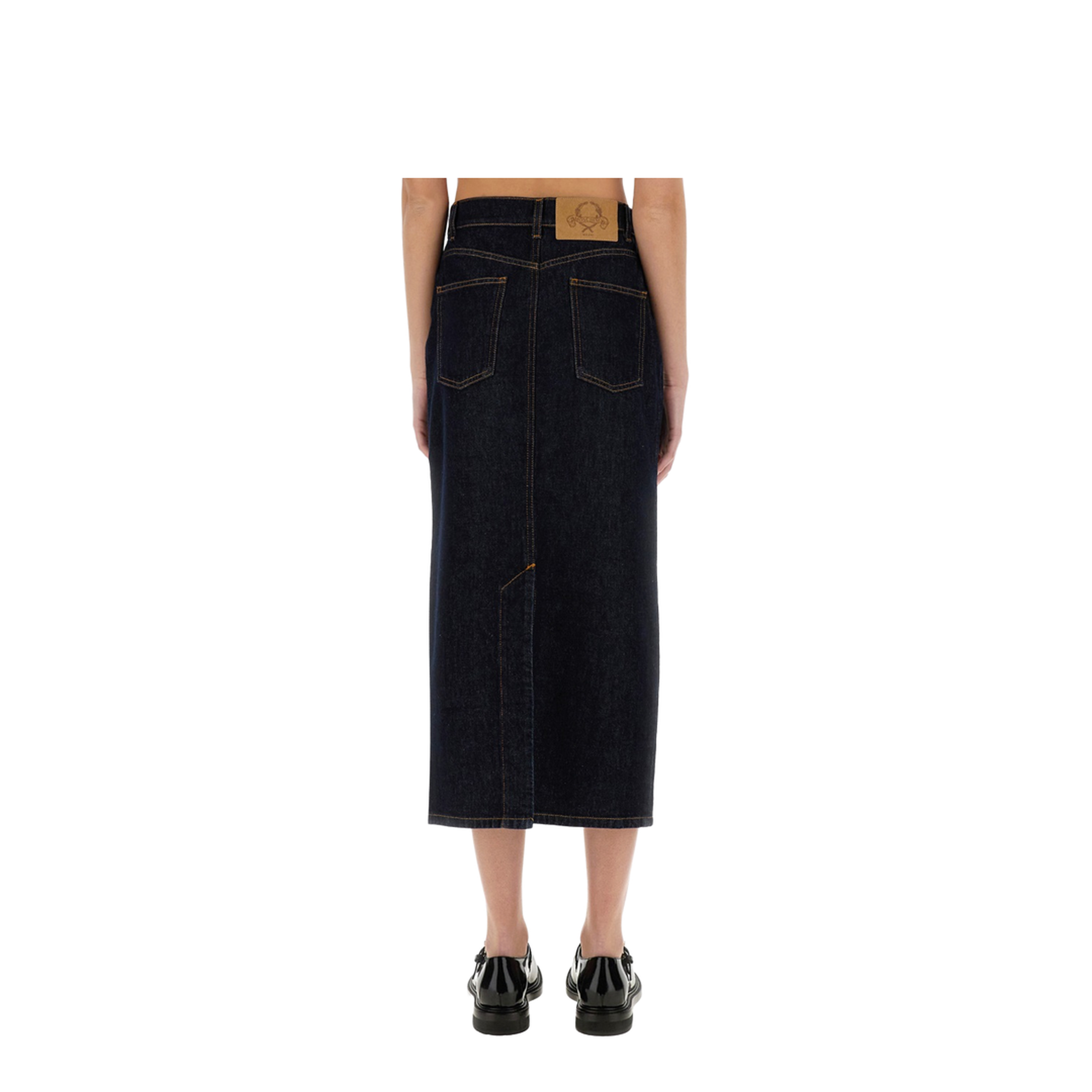 Long Denim Skirt - Image 3