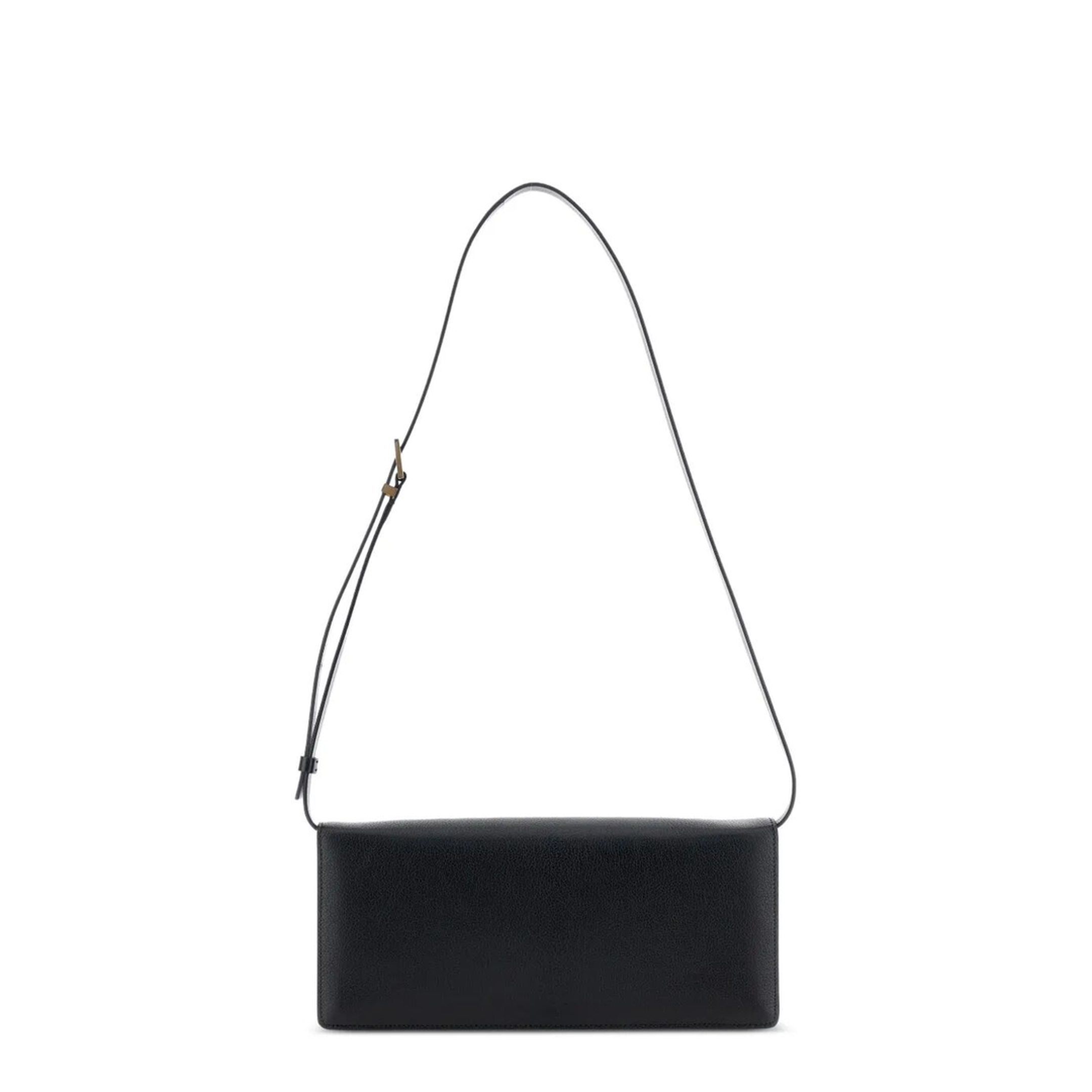 Aube Goat Skin Shoulder Bag - Black - Image 2