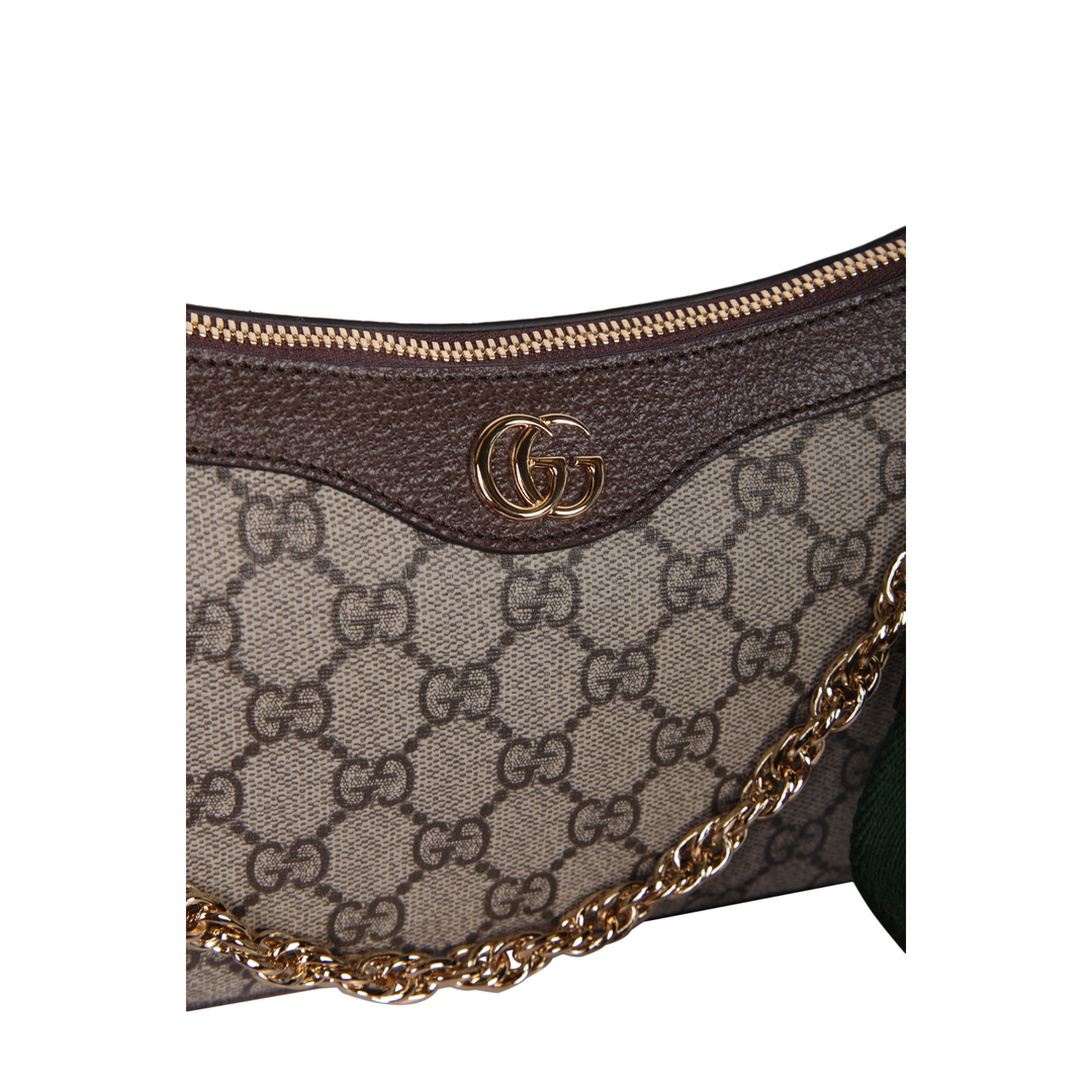 Ophidia Mini Leather Bag - Brown - Image 3