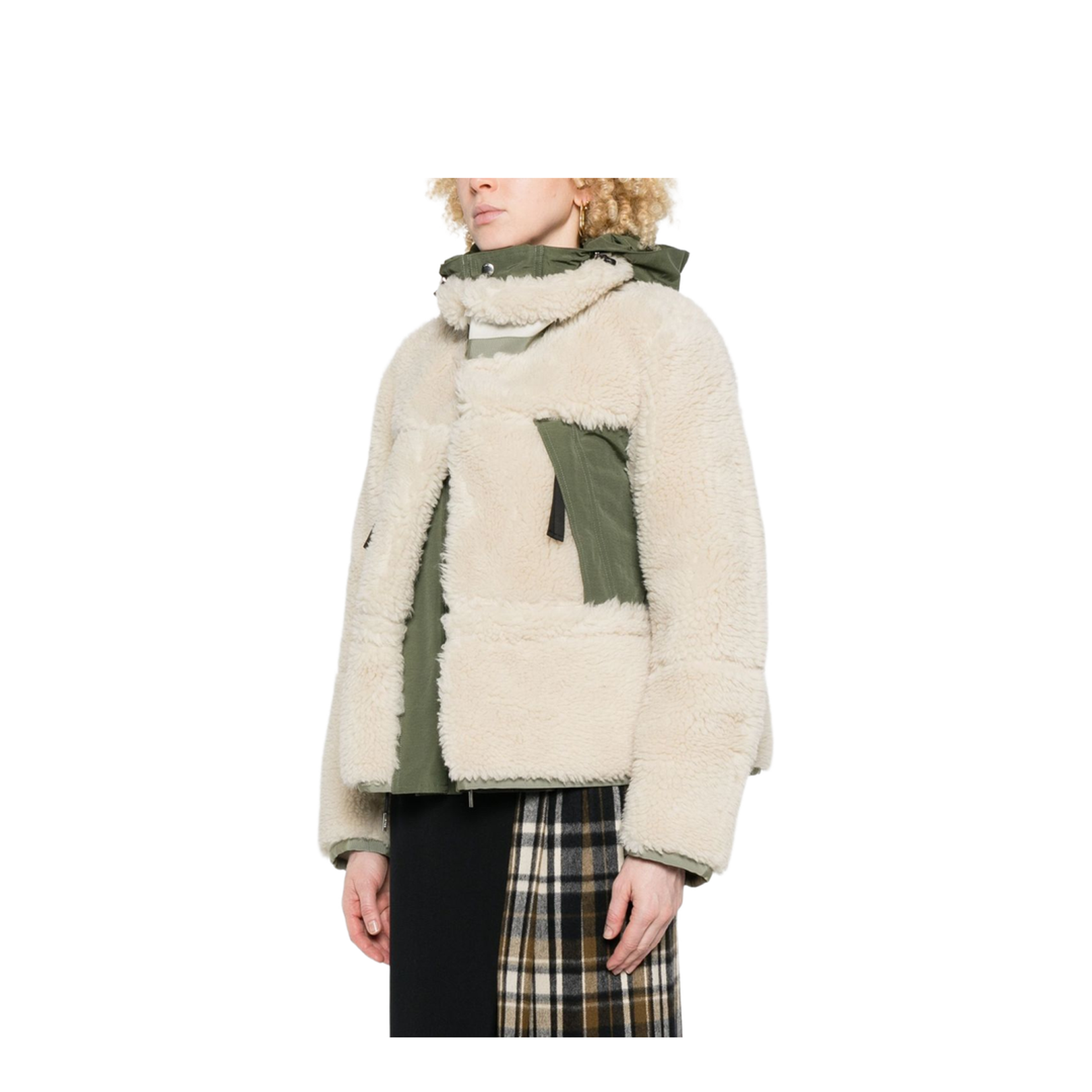 Fleece Texture Zip Fastening Jacket - Image 5