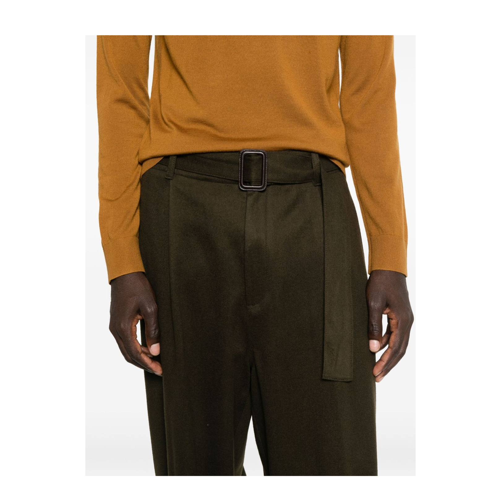 Pleated Design Buckle Fastening Bag - Image 2