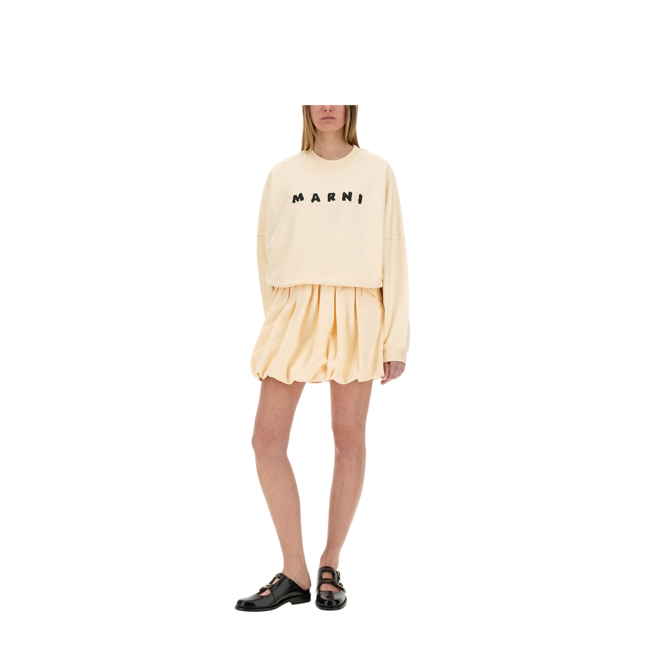 Cotton Sweatshirt With Print - Image 2