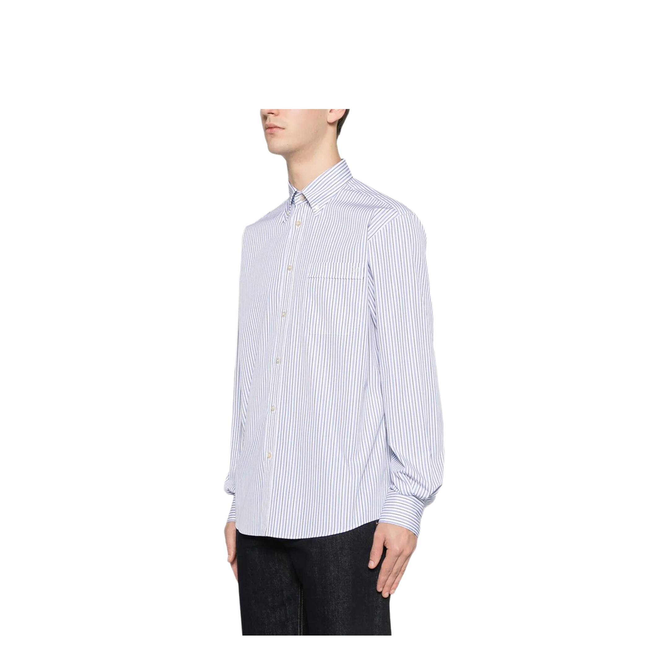 Striped Cotton Shirt - Image 4