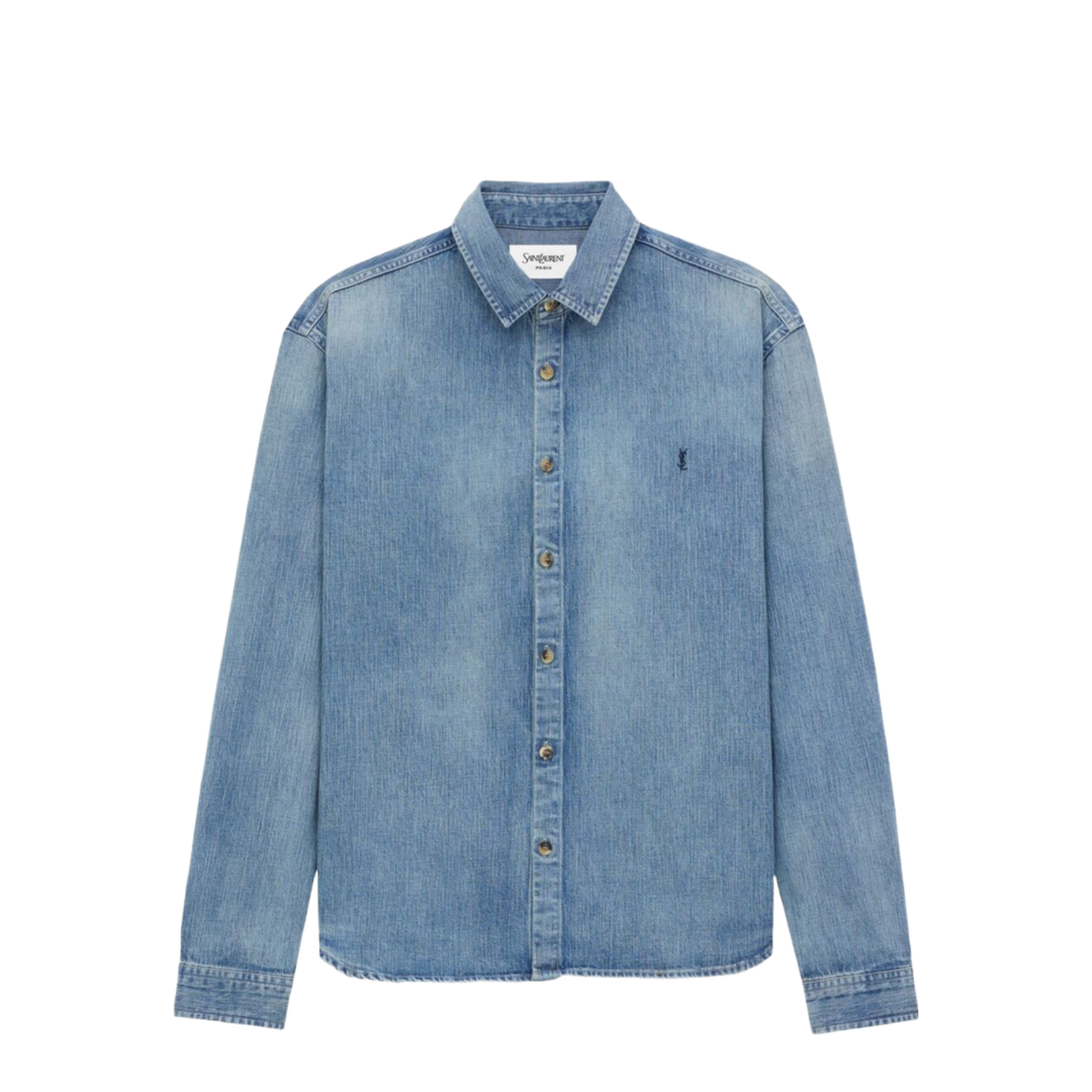 Cassandra Shirt in Day Blue Denim - Image 1