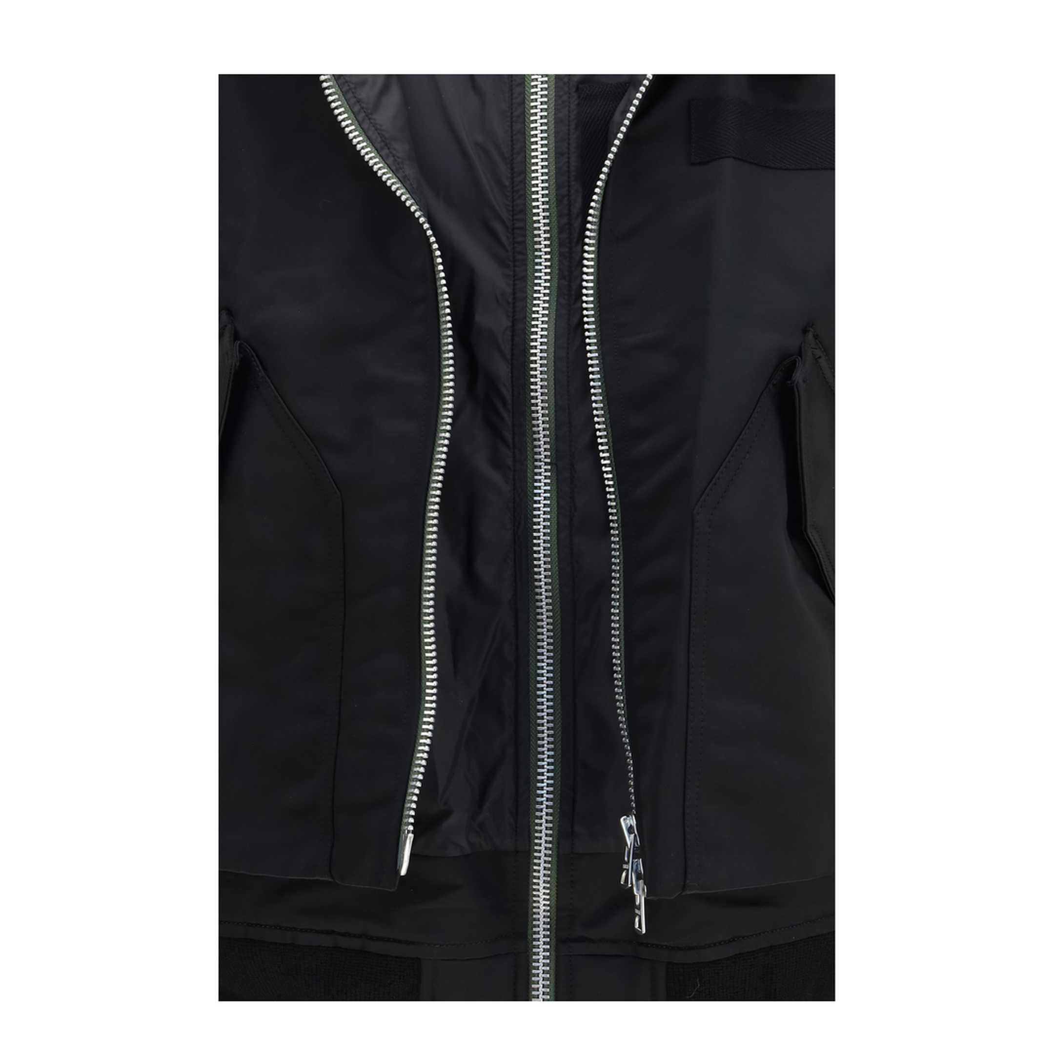 Cotton Chino and Nylon Twill Double Jacket - Image 3