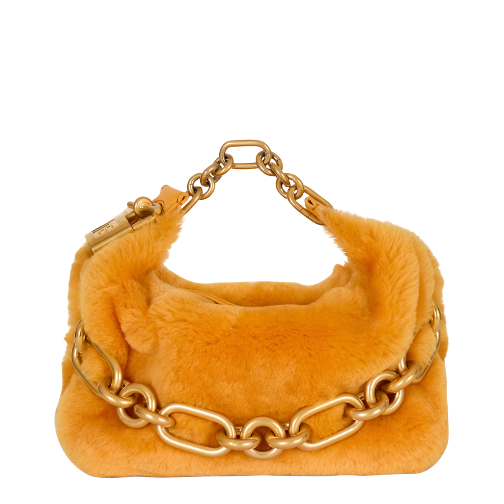 Mini Sync Bag in Shearling - Gold - Image 1