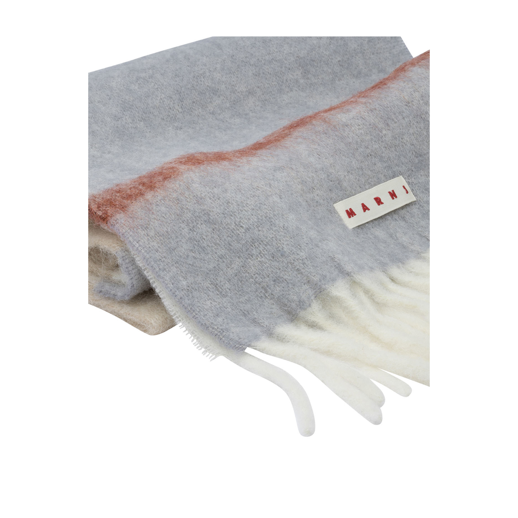 Mohair and alpaca scarf - Image 2